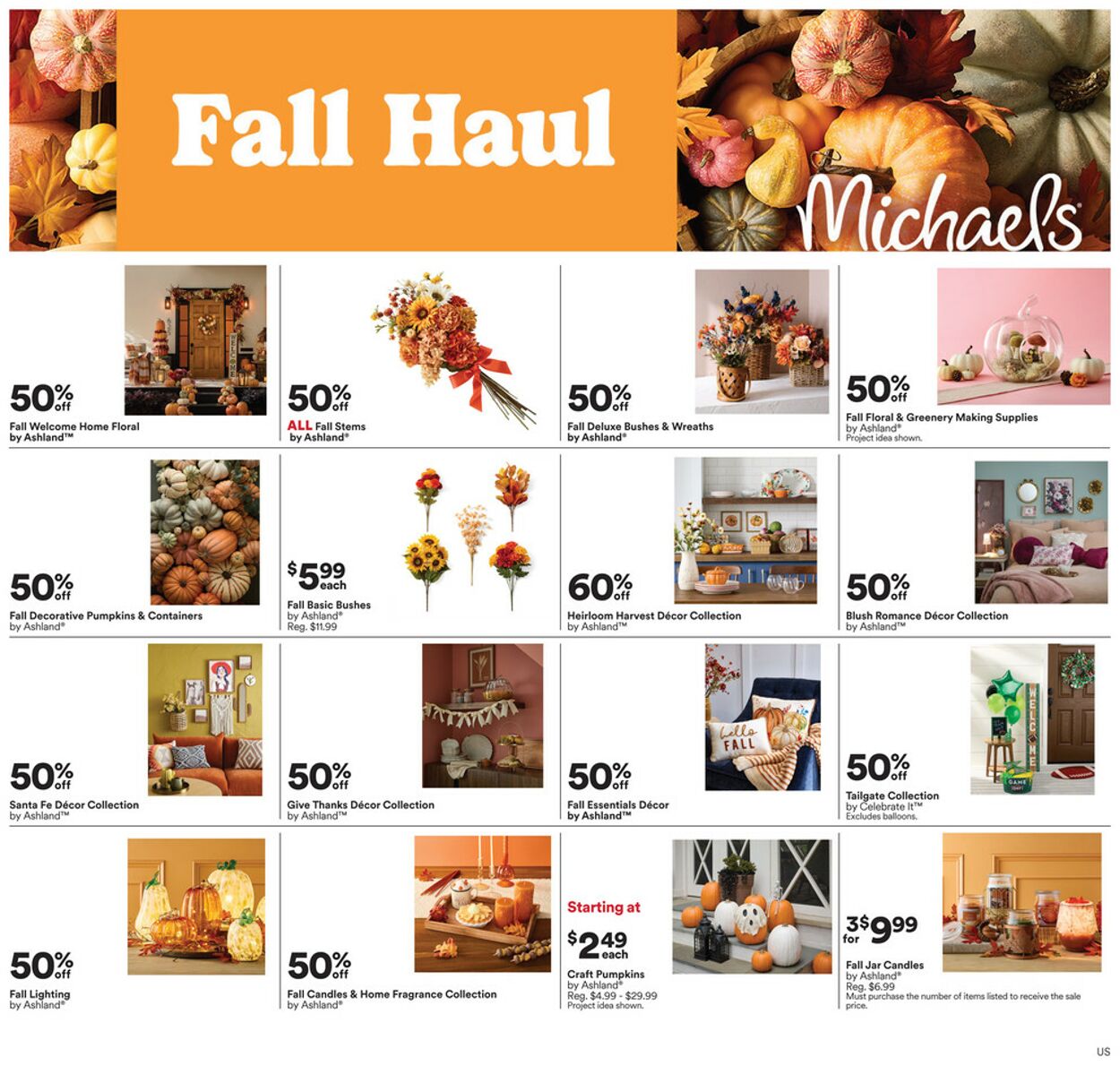 Catalogue Michaels from 09/22/2025