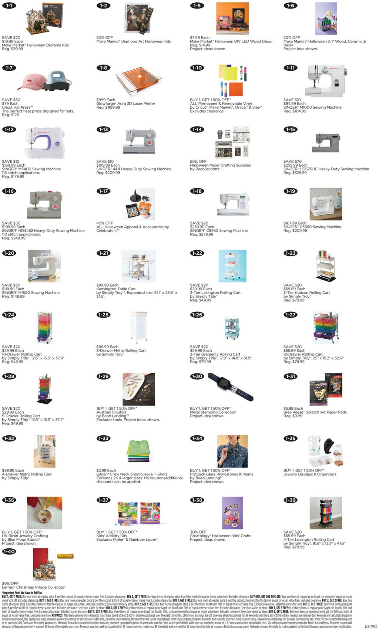 Catalogue Michaels from 09/22/2025