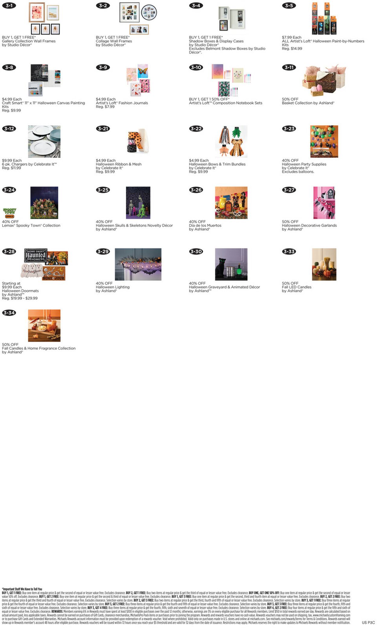 Catalogue Michaels from 09/22/2025