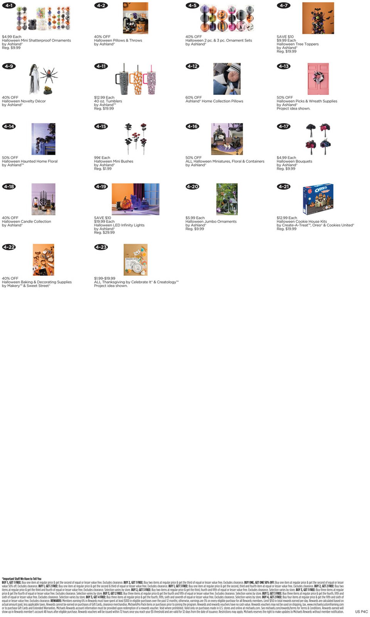 Catalogue Michaels from 09/22/2025