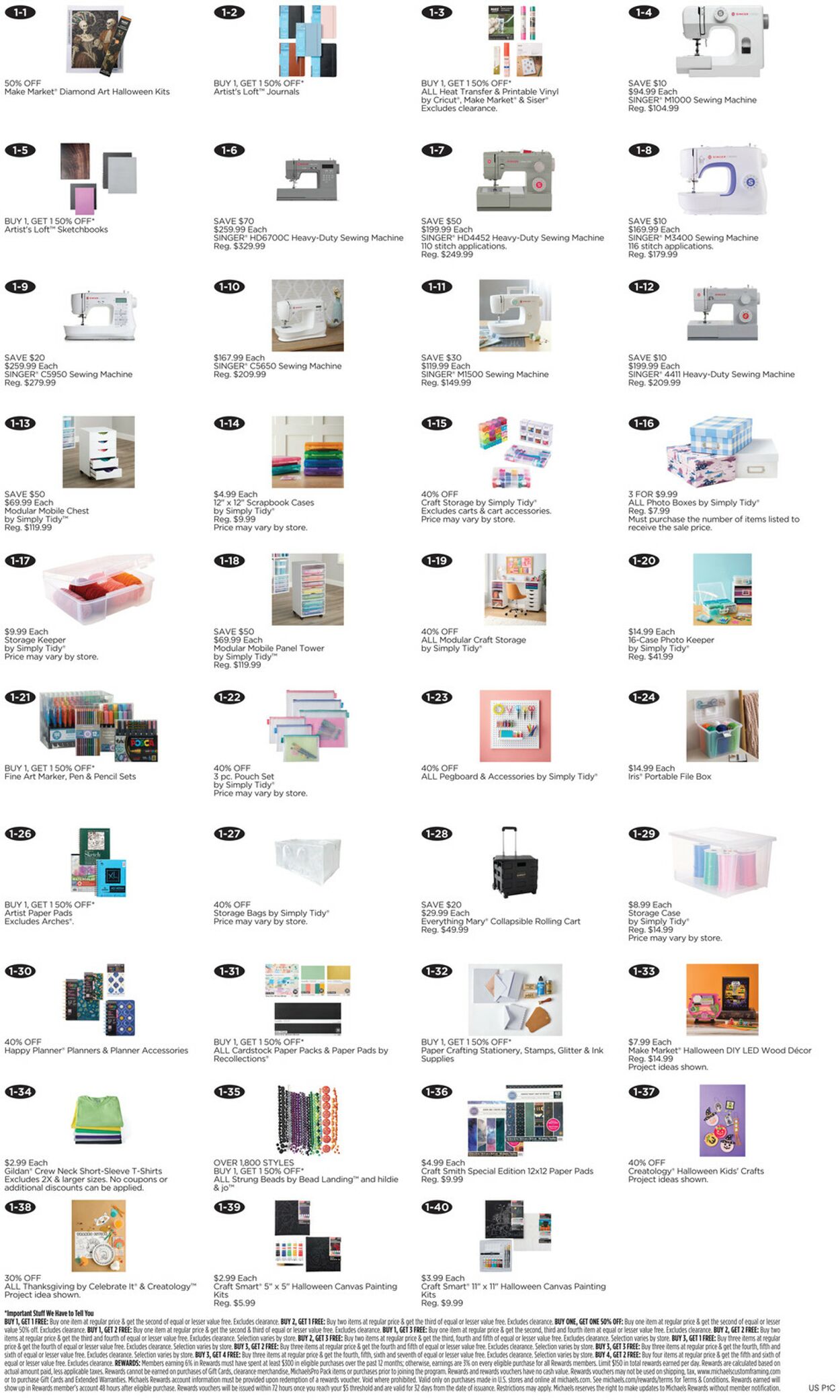 Catalogue Michaels from 09/28/2025