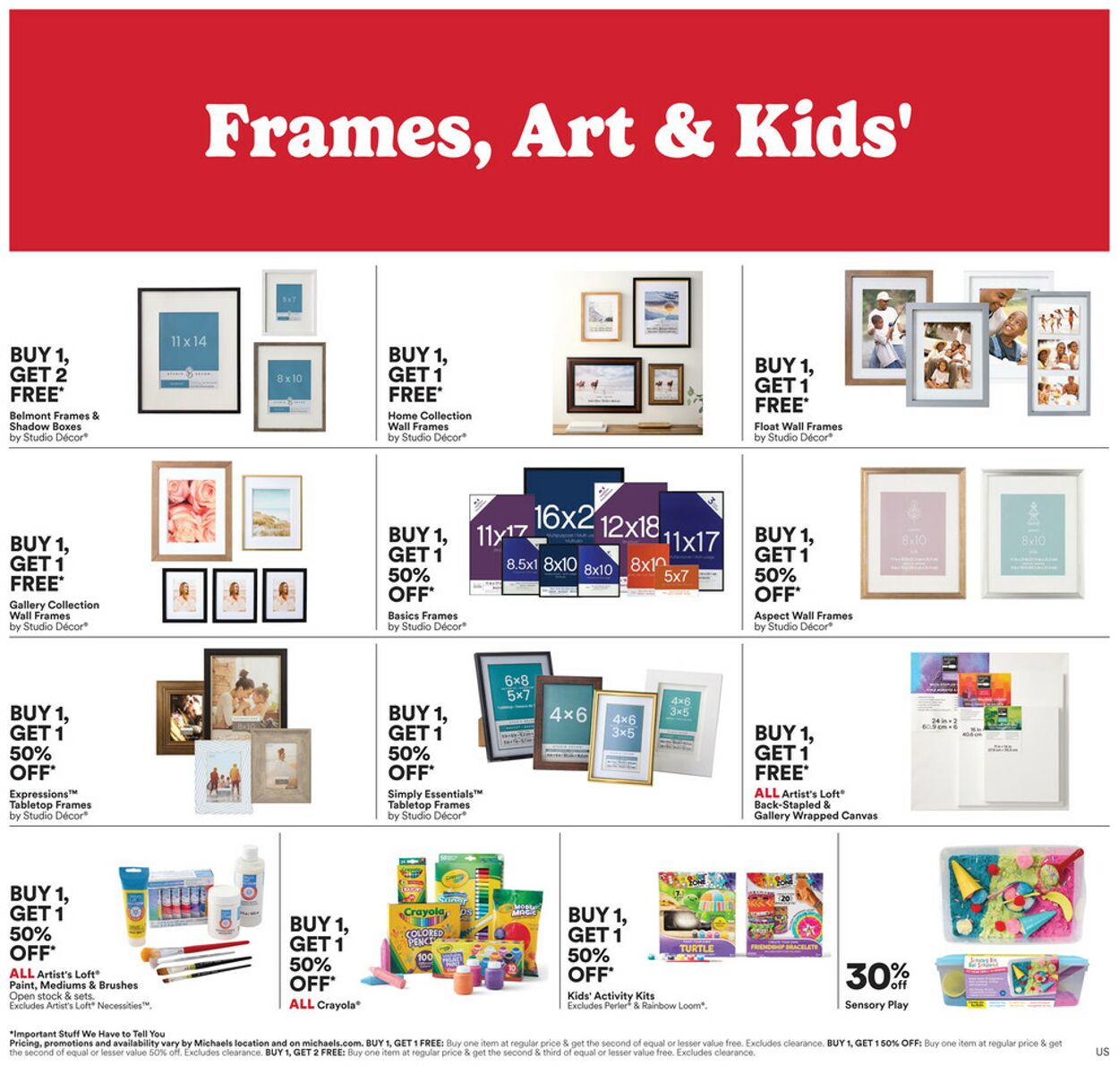 Catalogue Michaels from 10/12/2025