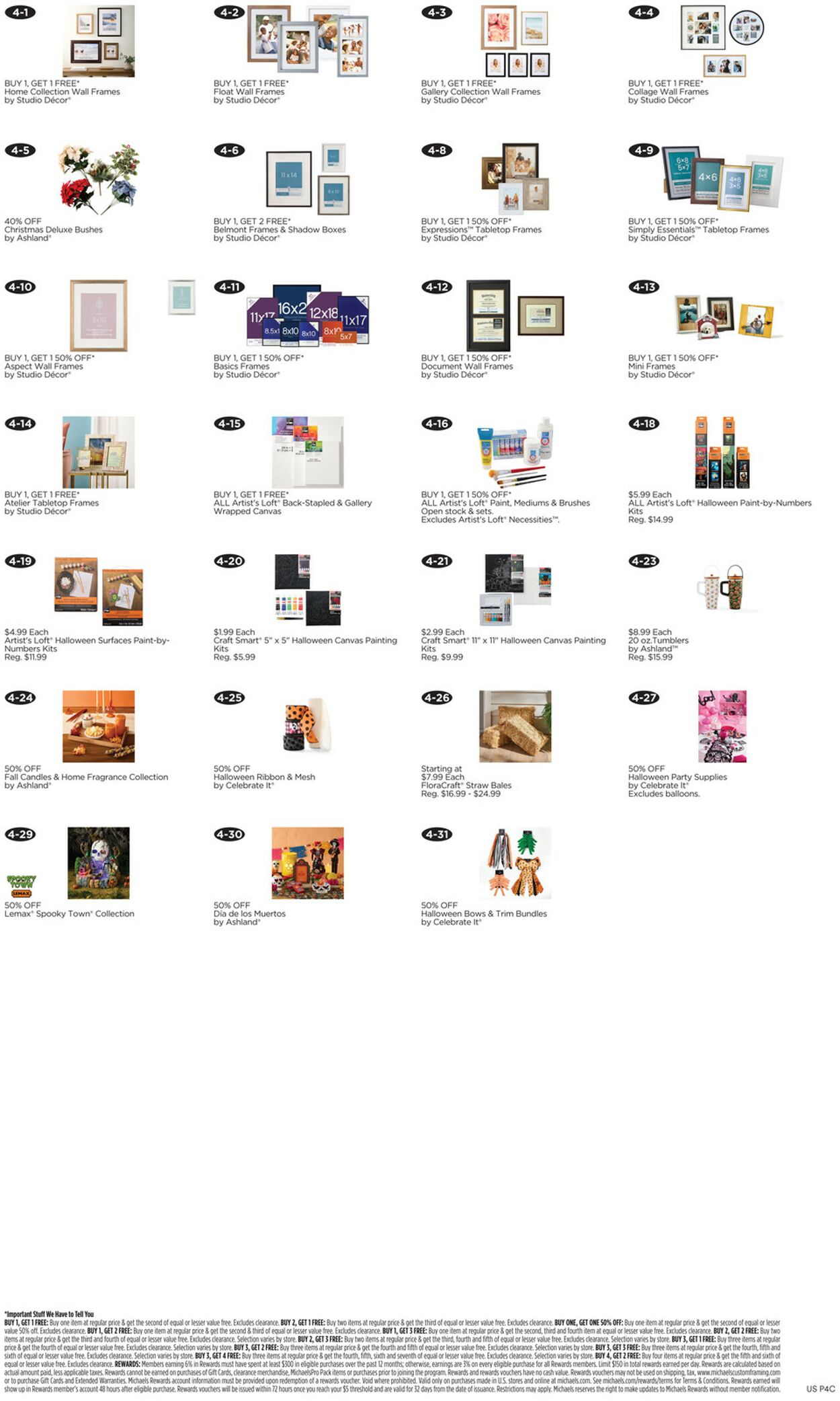 Catalogue Michaels from 10/12/2025
