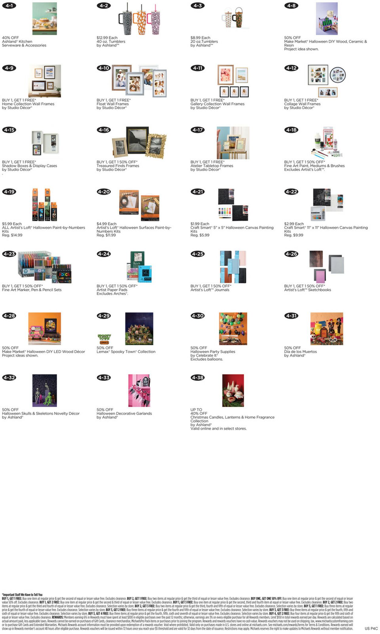 Catalogue Michaels from 10/19/2025