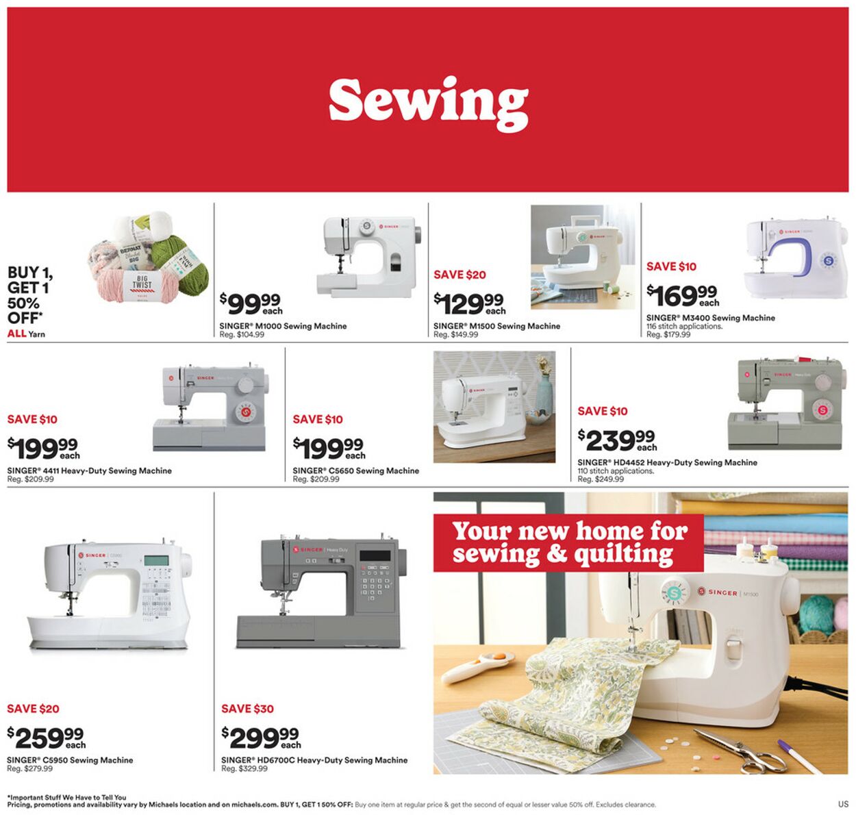 Catalogue Michaels from 11/09/2025