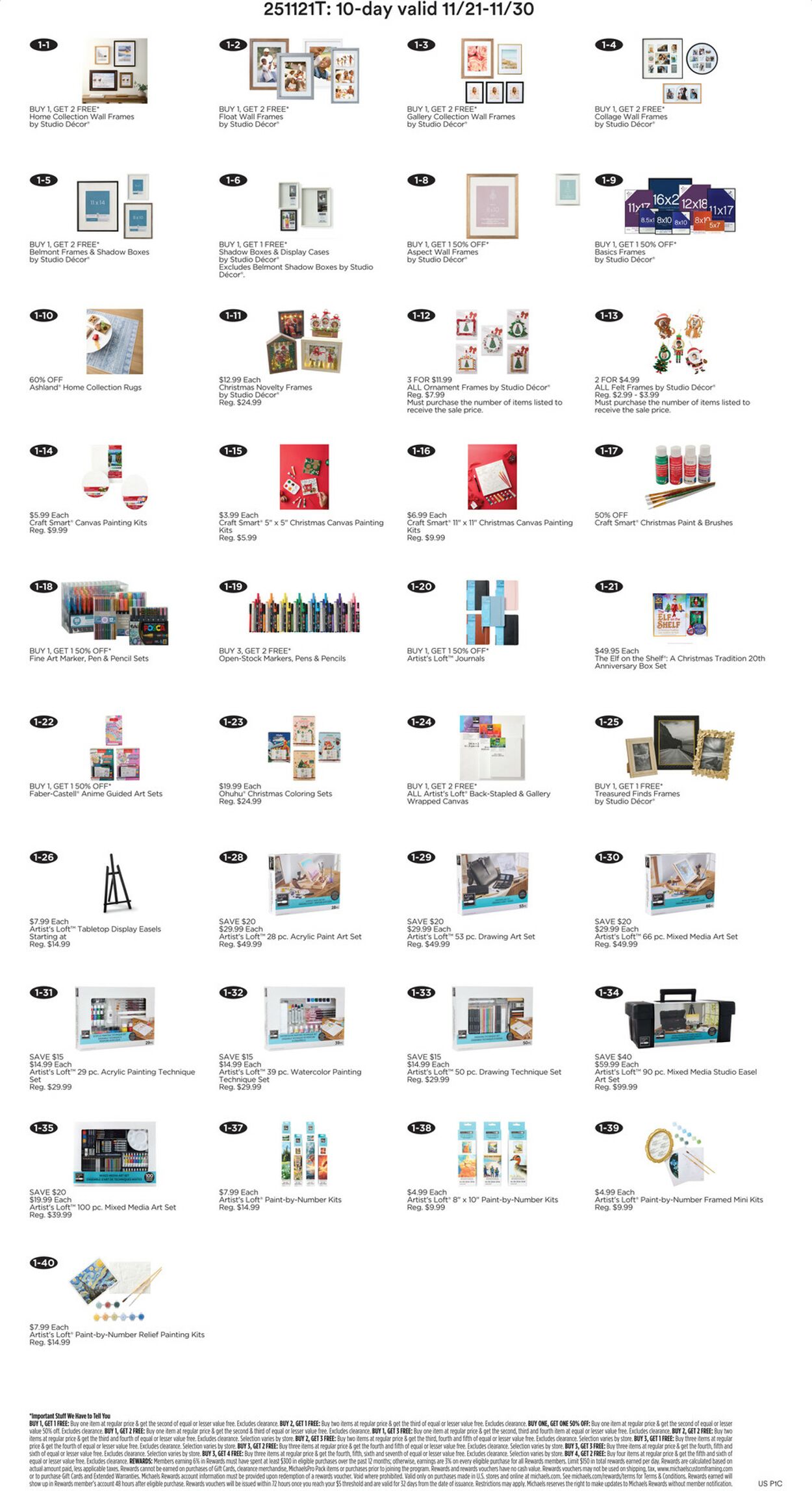Catalogue Michaels from 11/21/2025