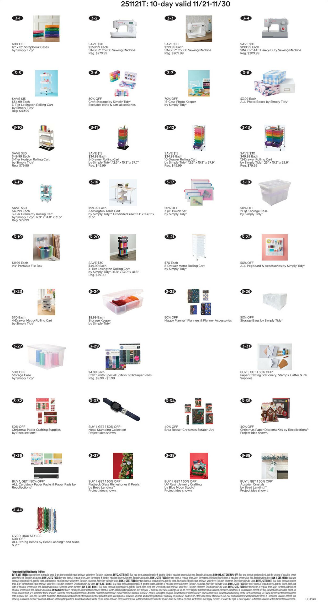 Catalogue Michaels from 11/21/2025