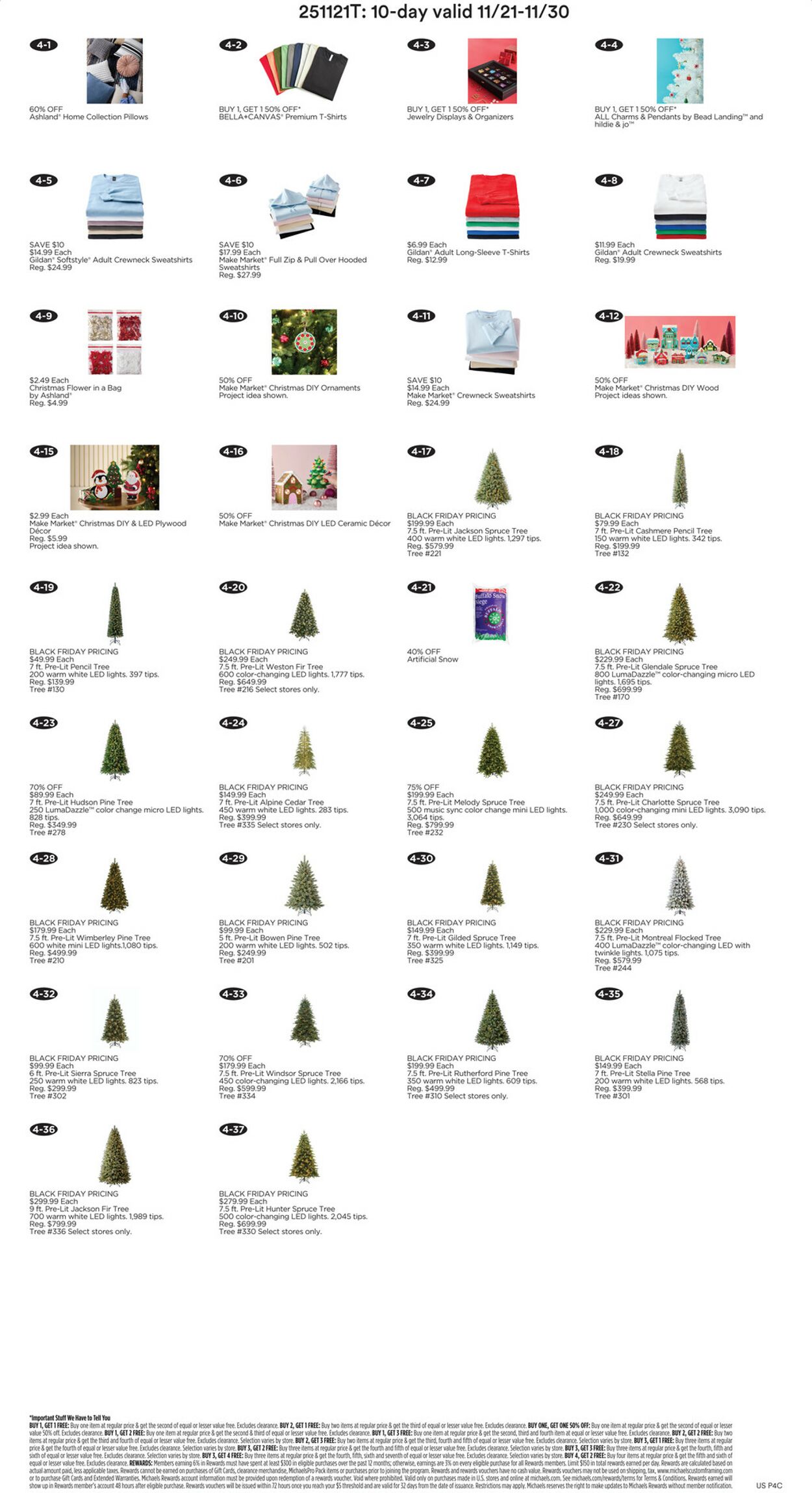 Catalogue Michaels from 11/21/2025