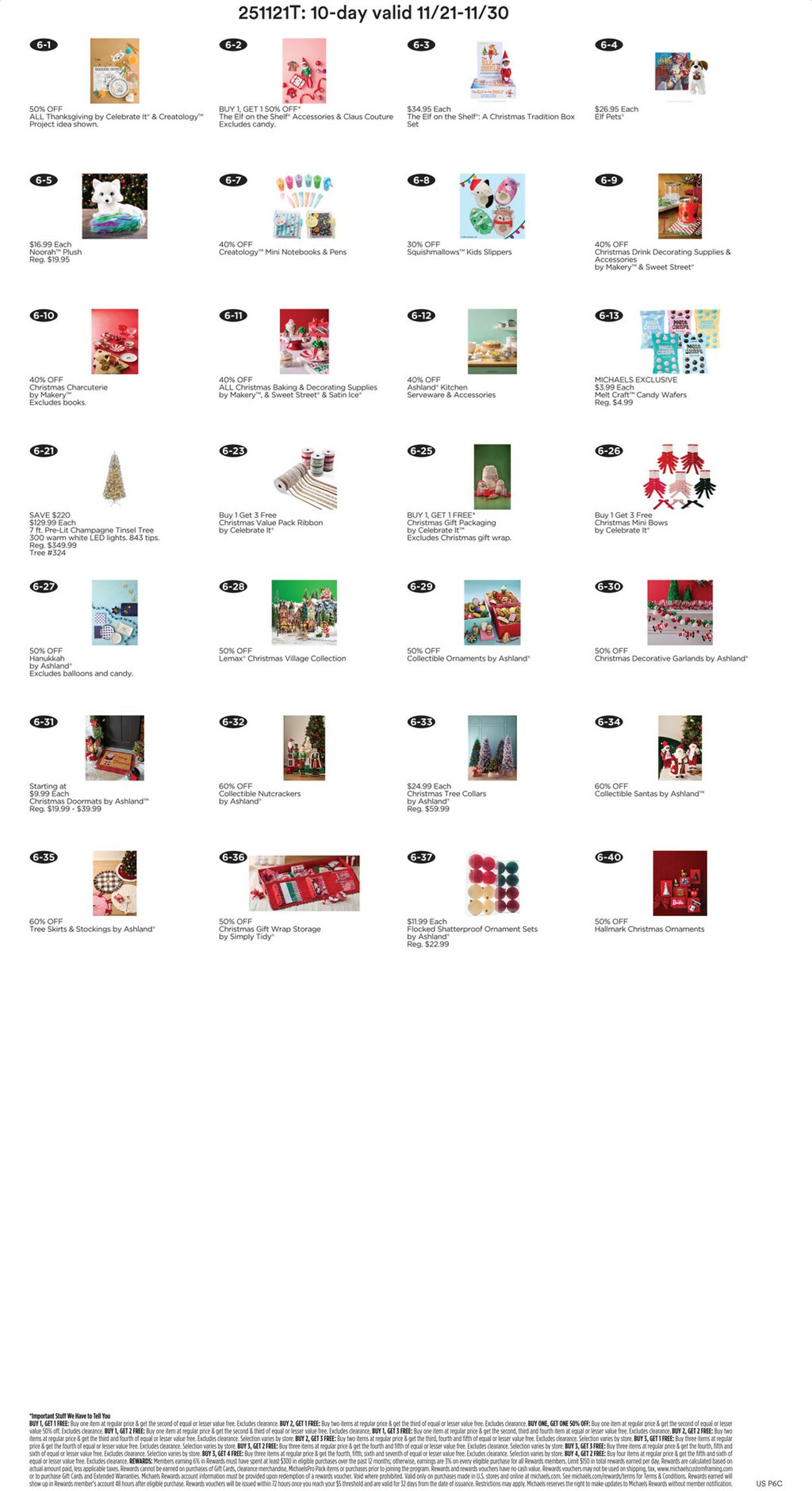 Catalogue Michaels from 11/21/2025