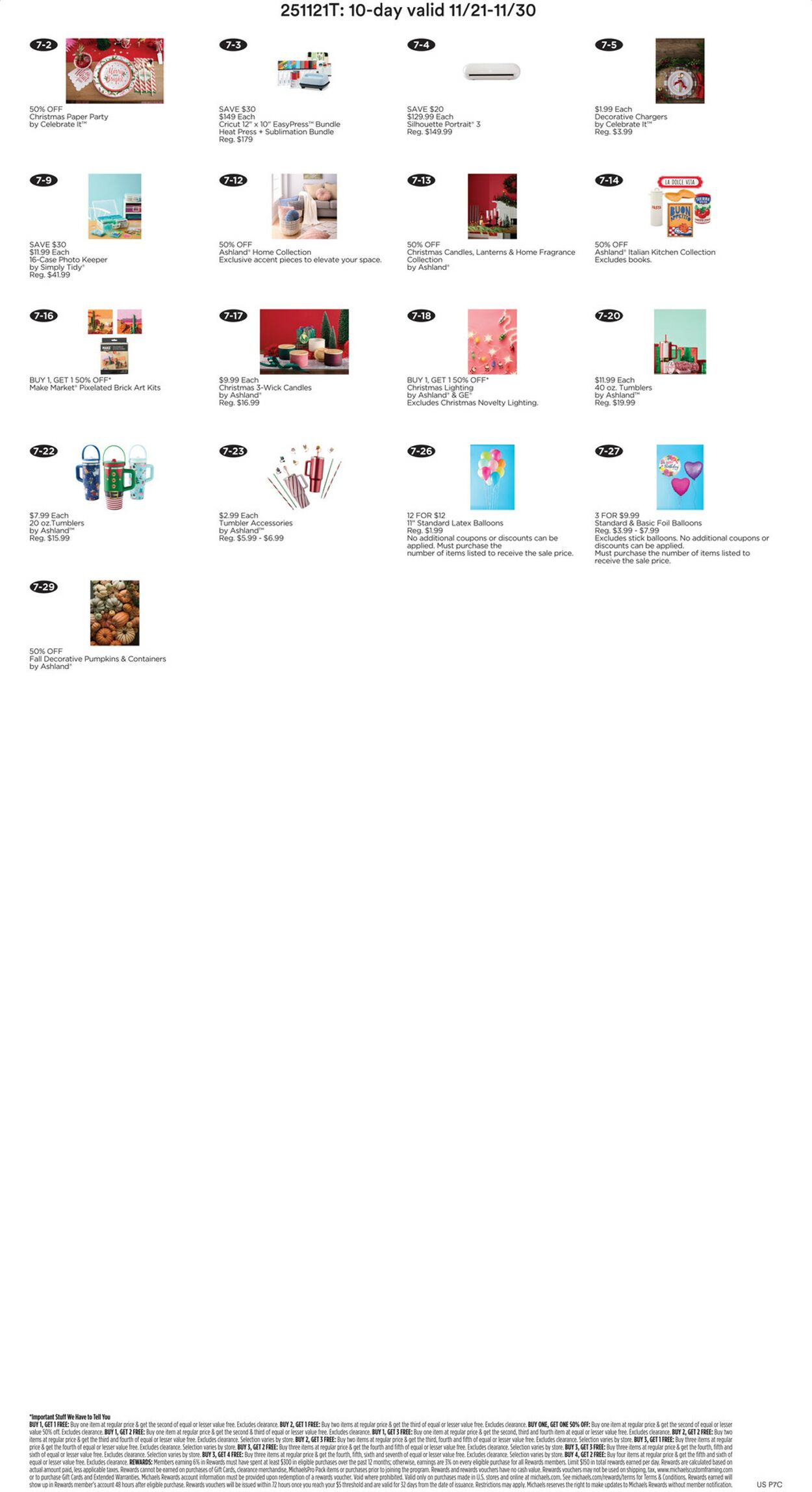 Catalogue Michaels from 11/21/2025