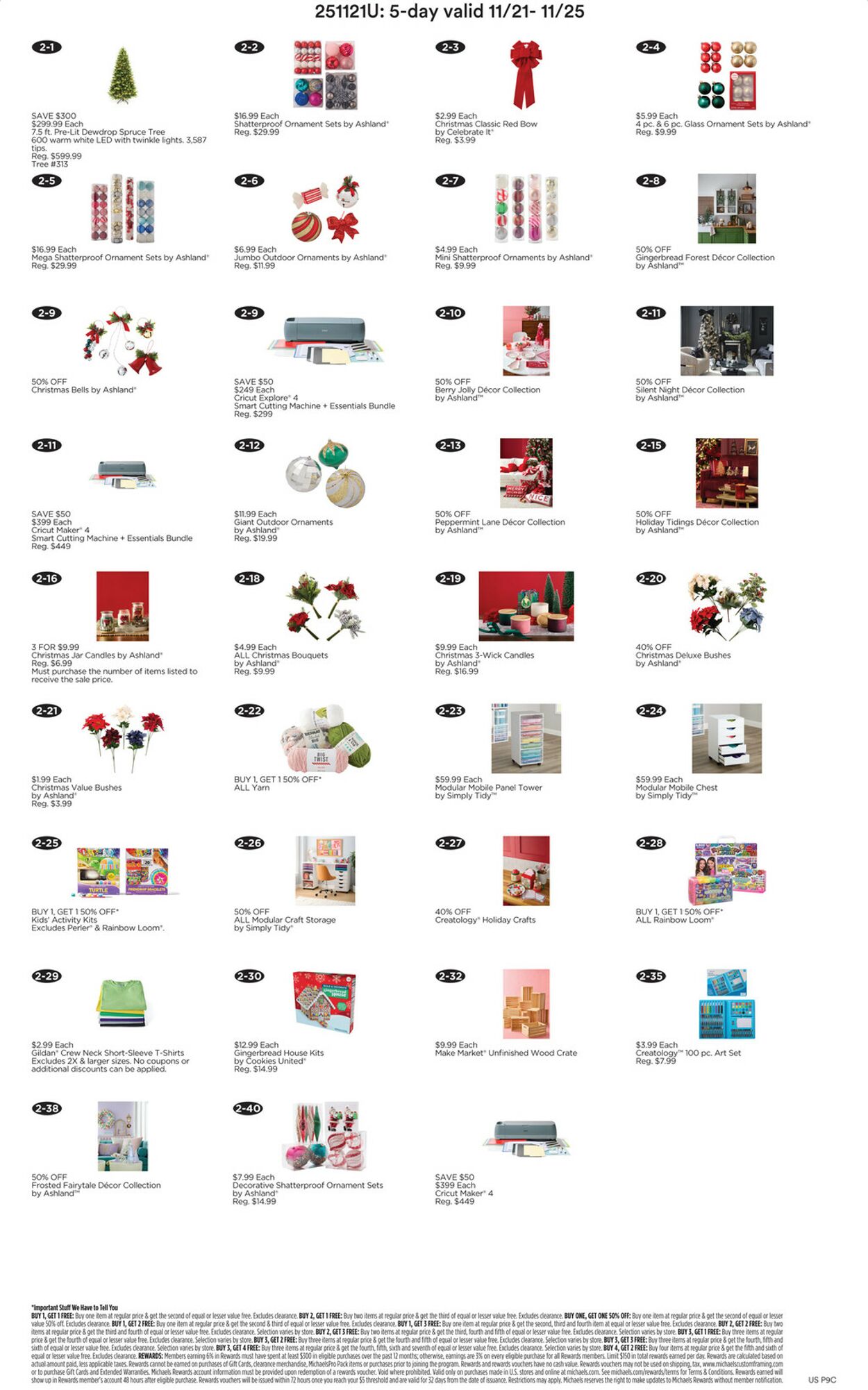 Catalogue Michaels from 11/21/2025