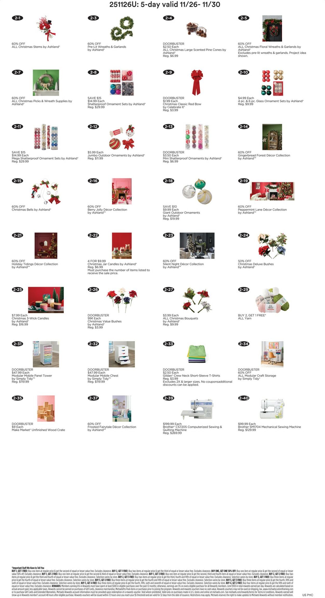 Catalogue Michaels from 11/26/2025
