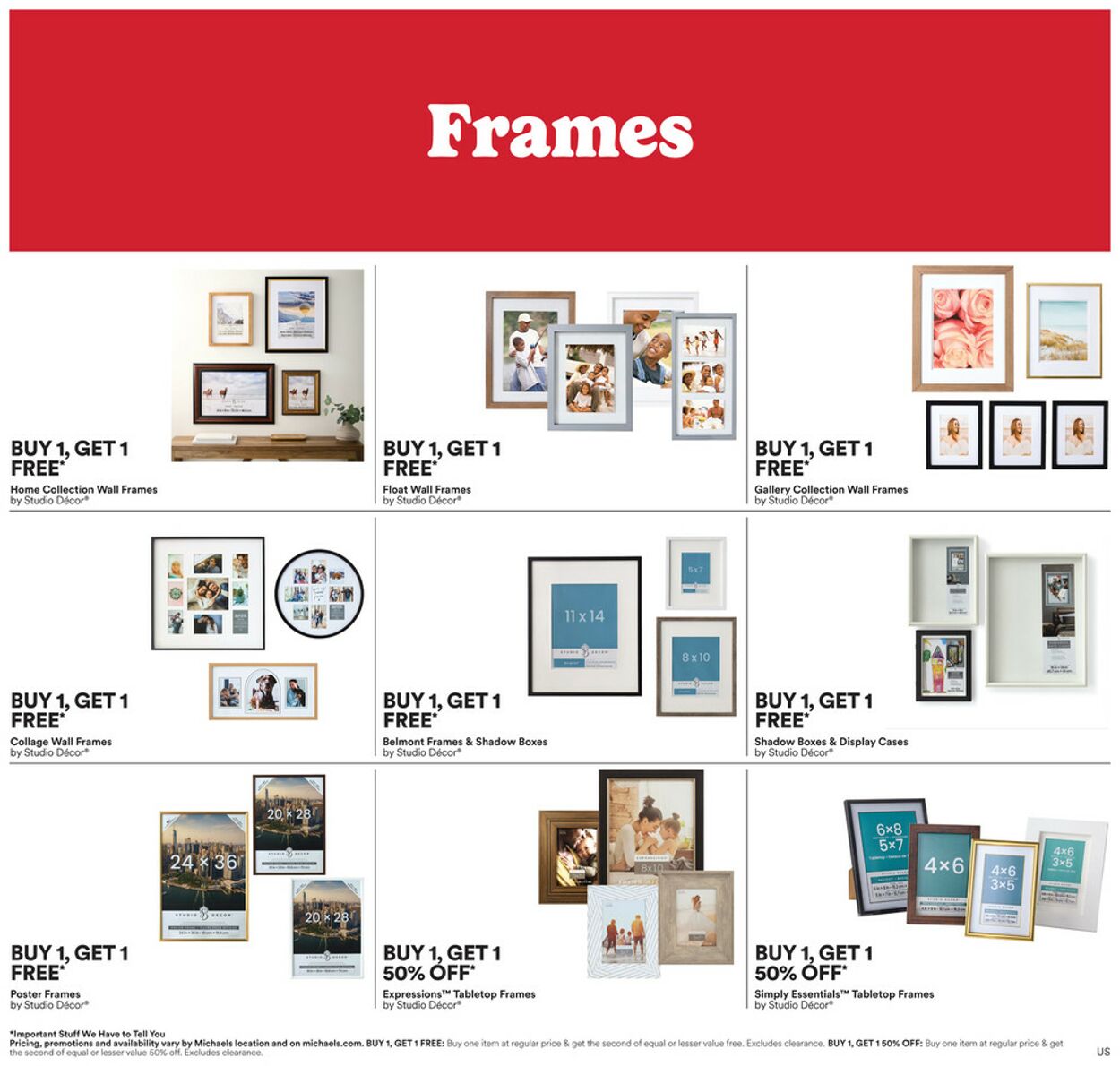 Catalogue Michaels from 12/01/2025