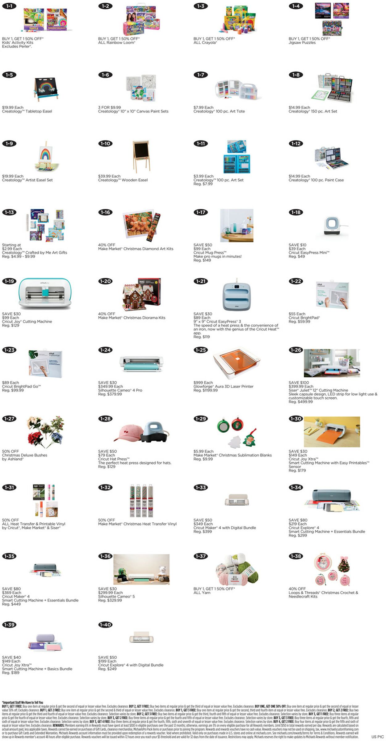 Catalogue Michaels from 12/01/2025