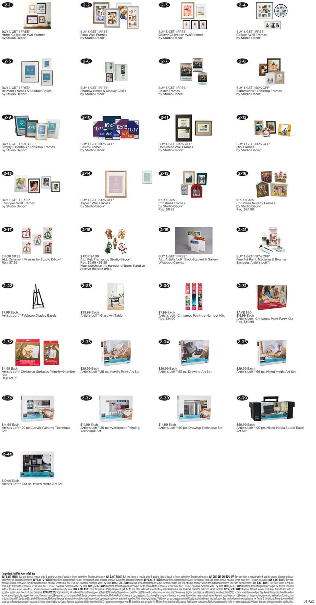 Catalogue Michaels from 12/01/2025