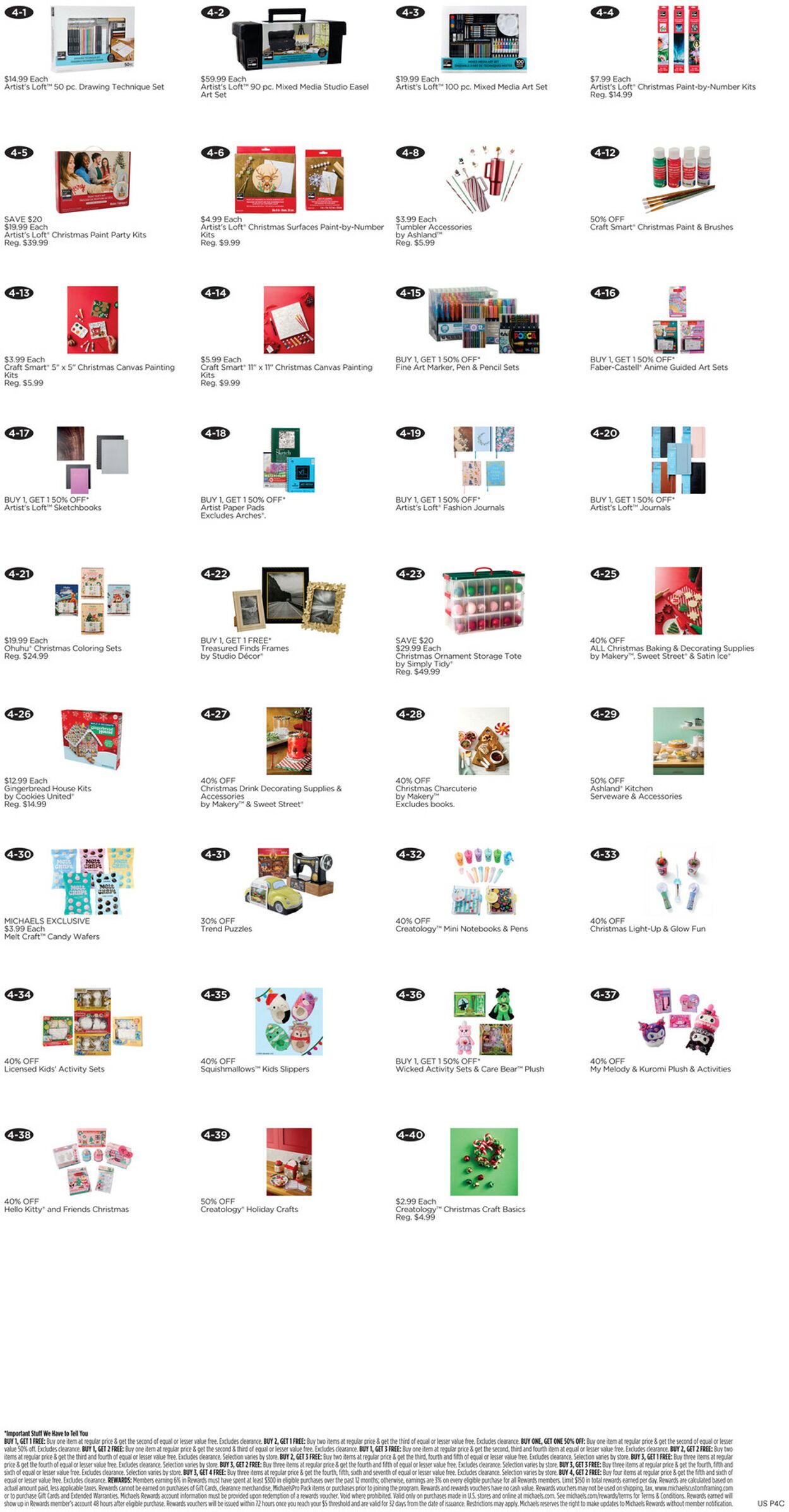 Catalogue Michaels from 12/07/2025