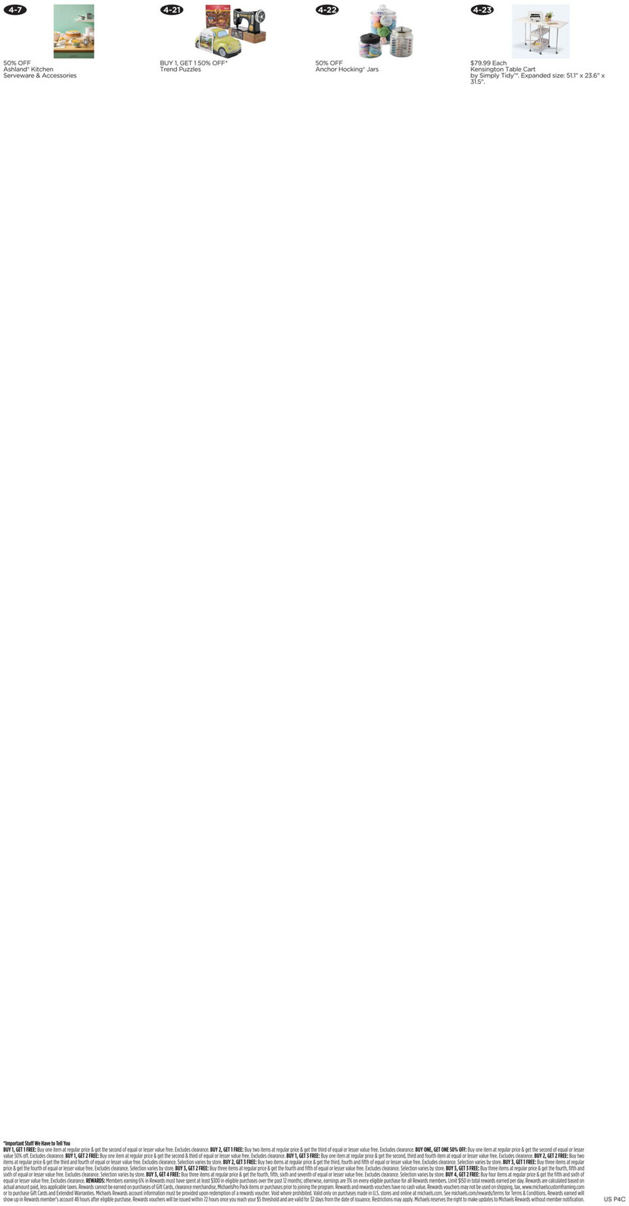 Catalogue Michaels from 12/26/2025