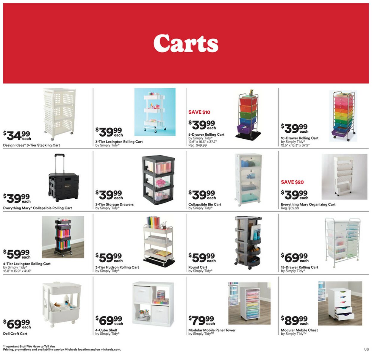 Catalogue Michaels from 03/01/2026