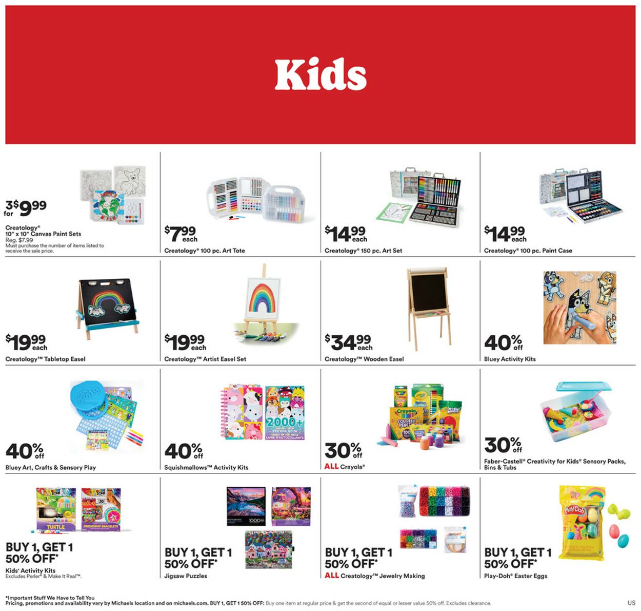 Catalogue Michaels from 03/29/2026