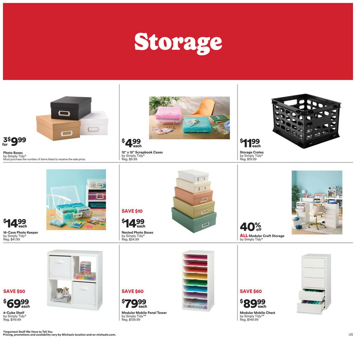 Catalogue Michaels from 03/29/2026