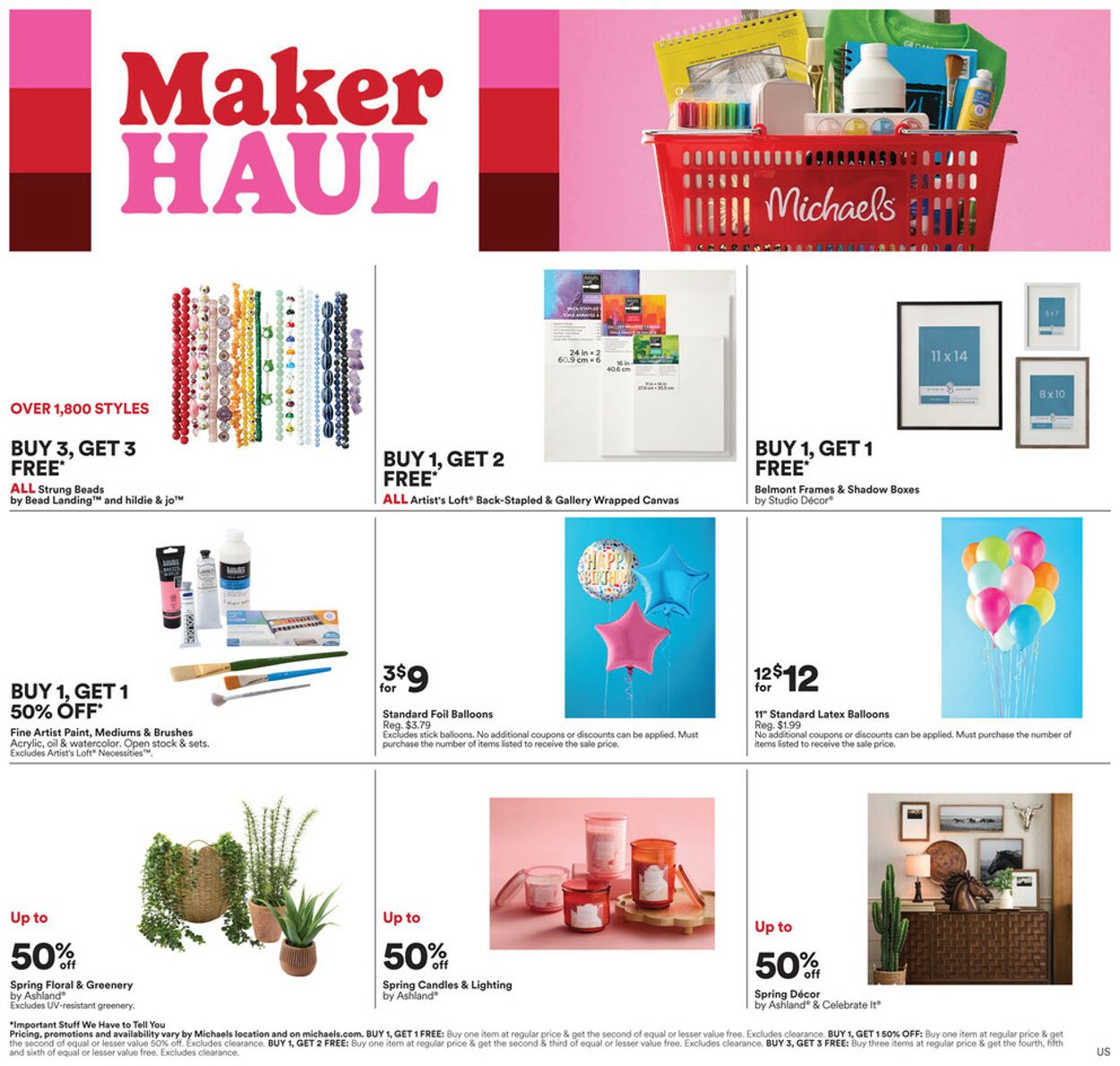 Catalogue Michaels from 04/19/2026