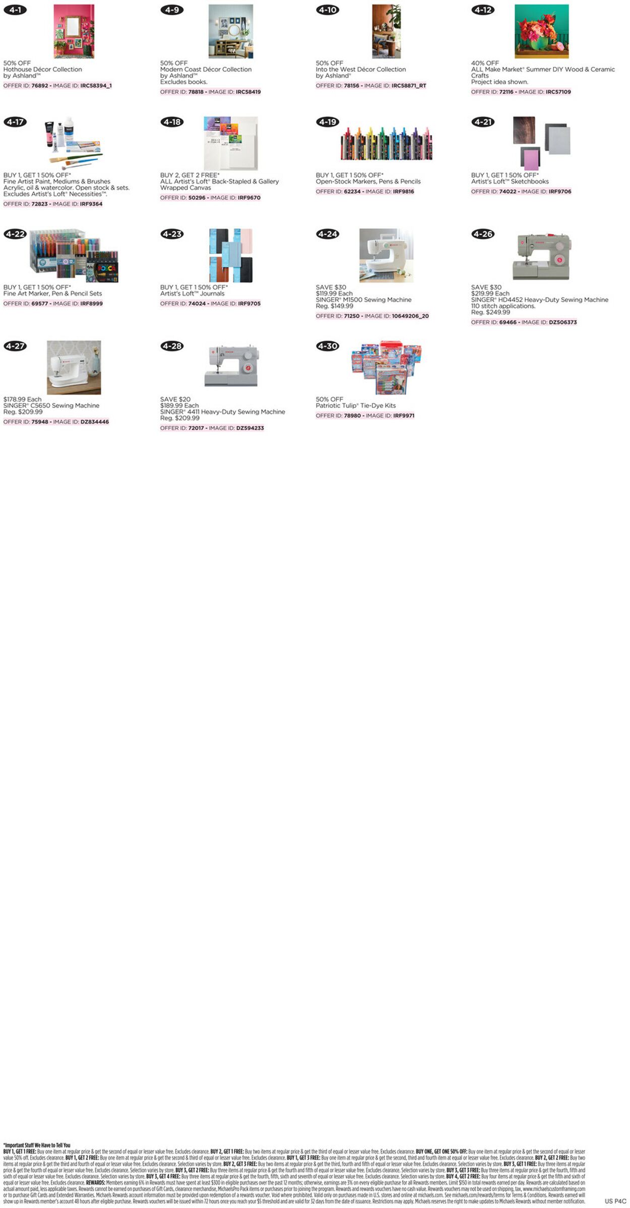Catalogue Michaels from 05/24/2026