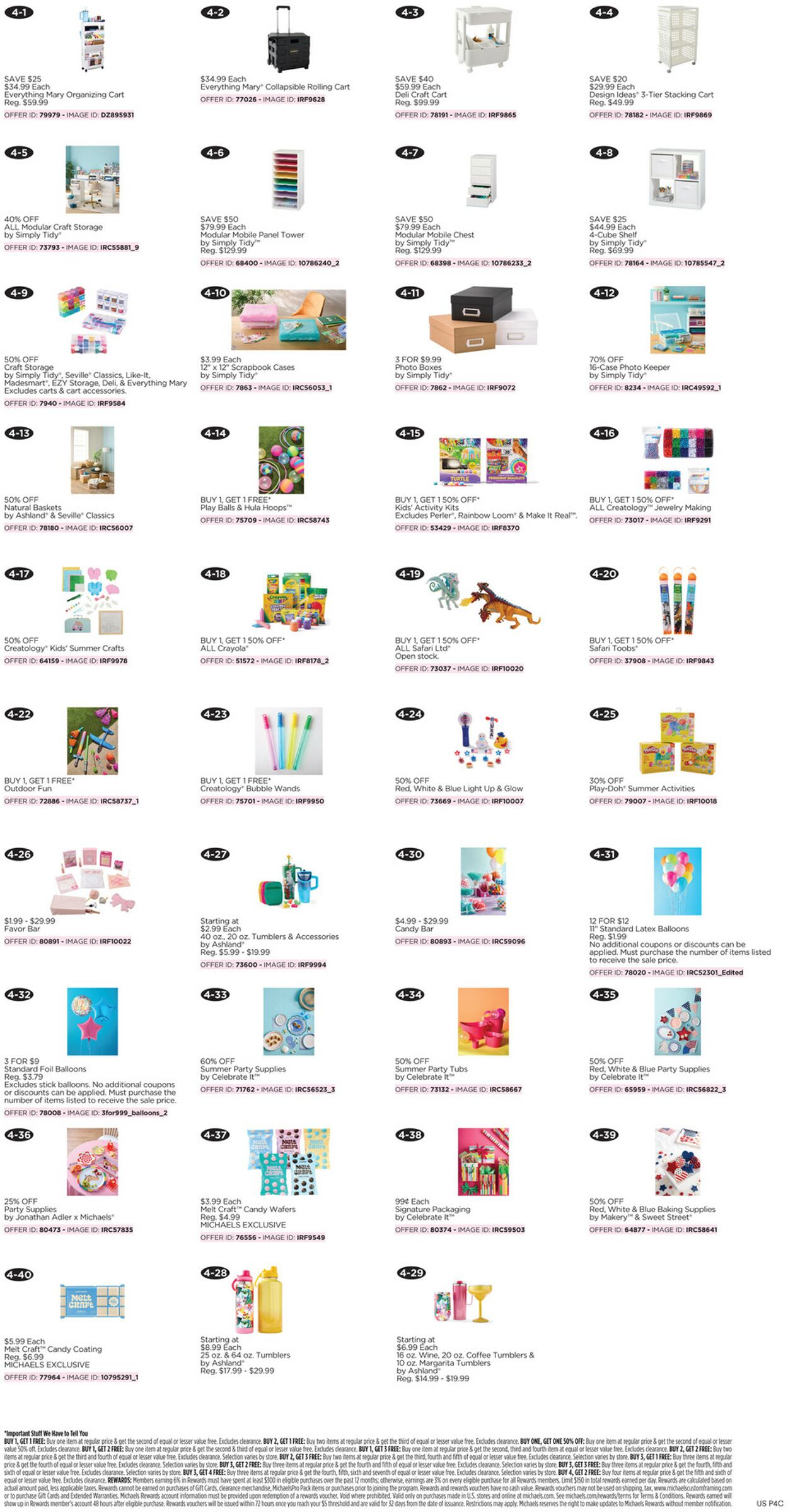 Catalogue Michaels from 06/07/2026