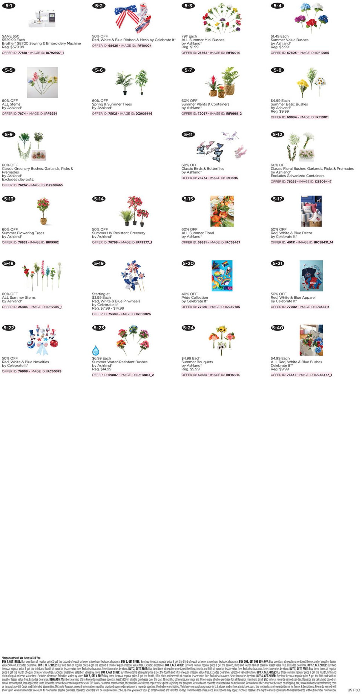 Catalogue Michaels from 06/07/2026