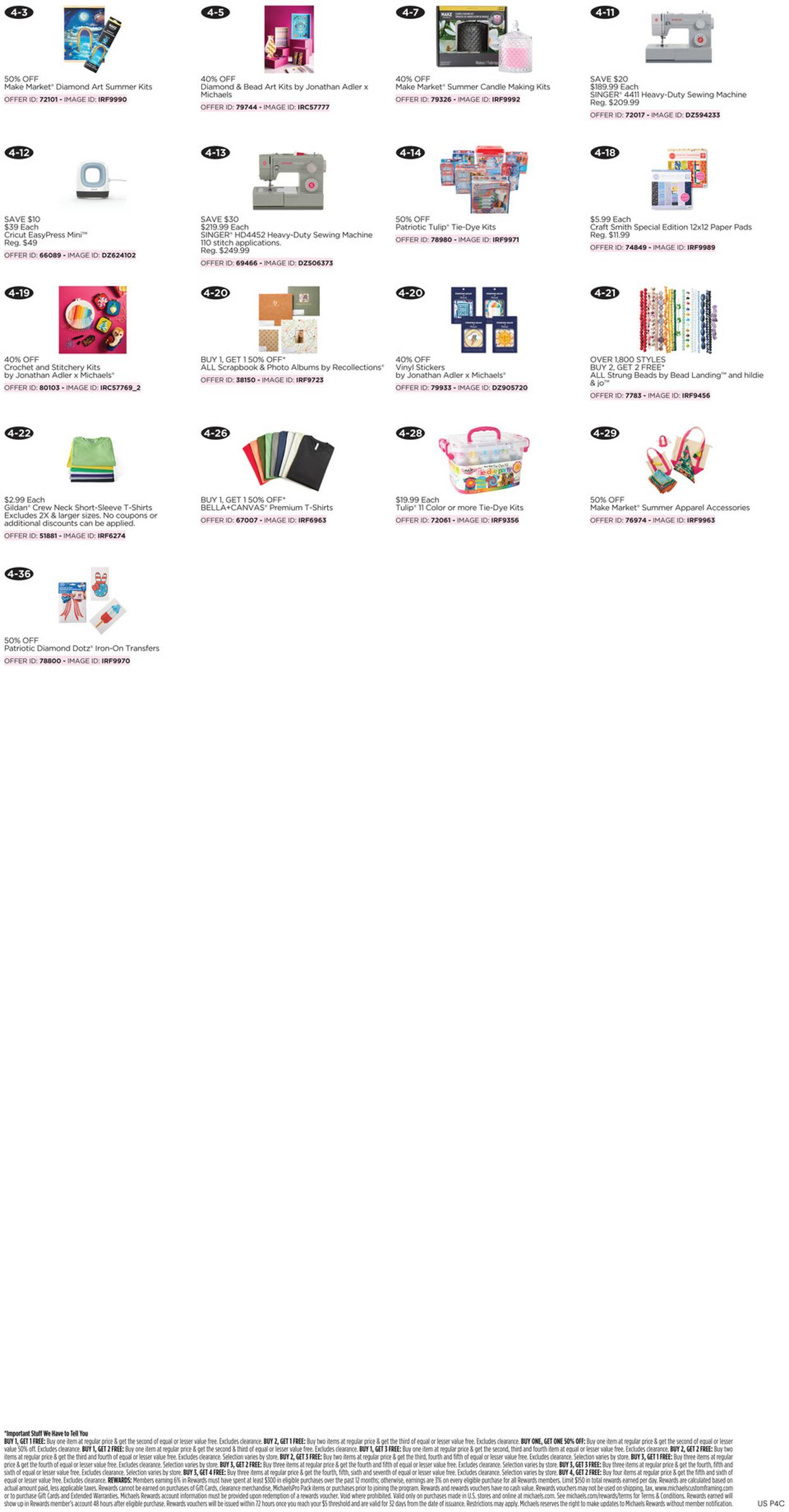 Catalogue Michaels from 06/21/2026