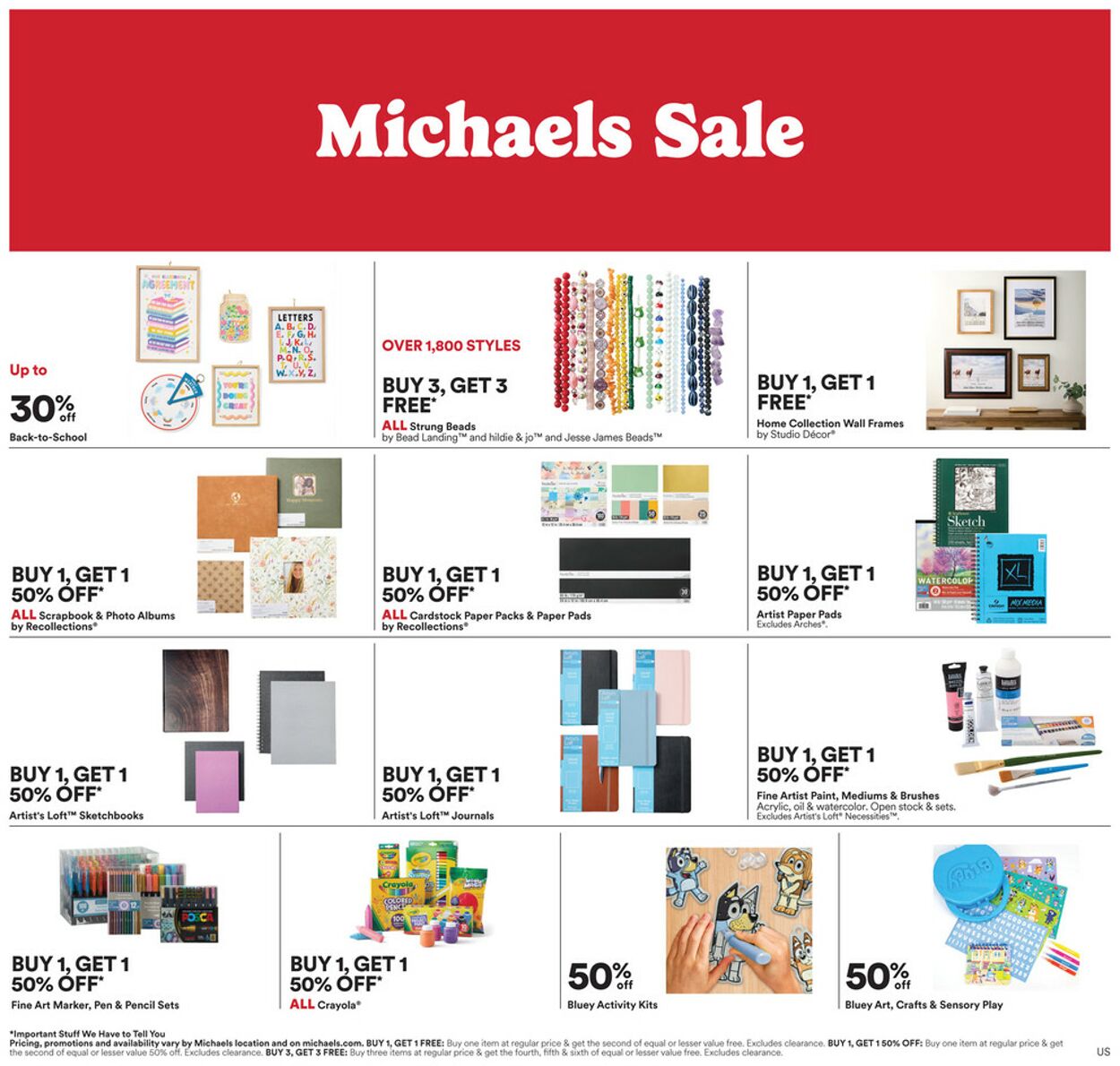 Catalogue Michaels from 07/12/2026