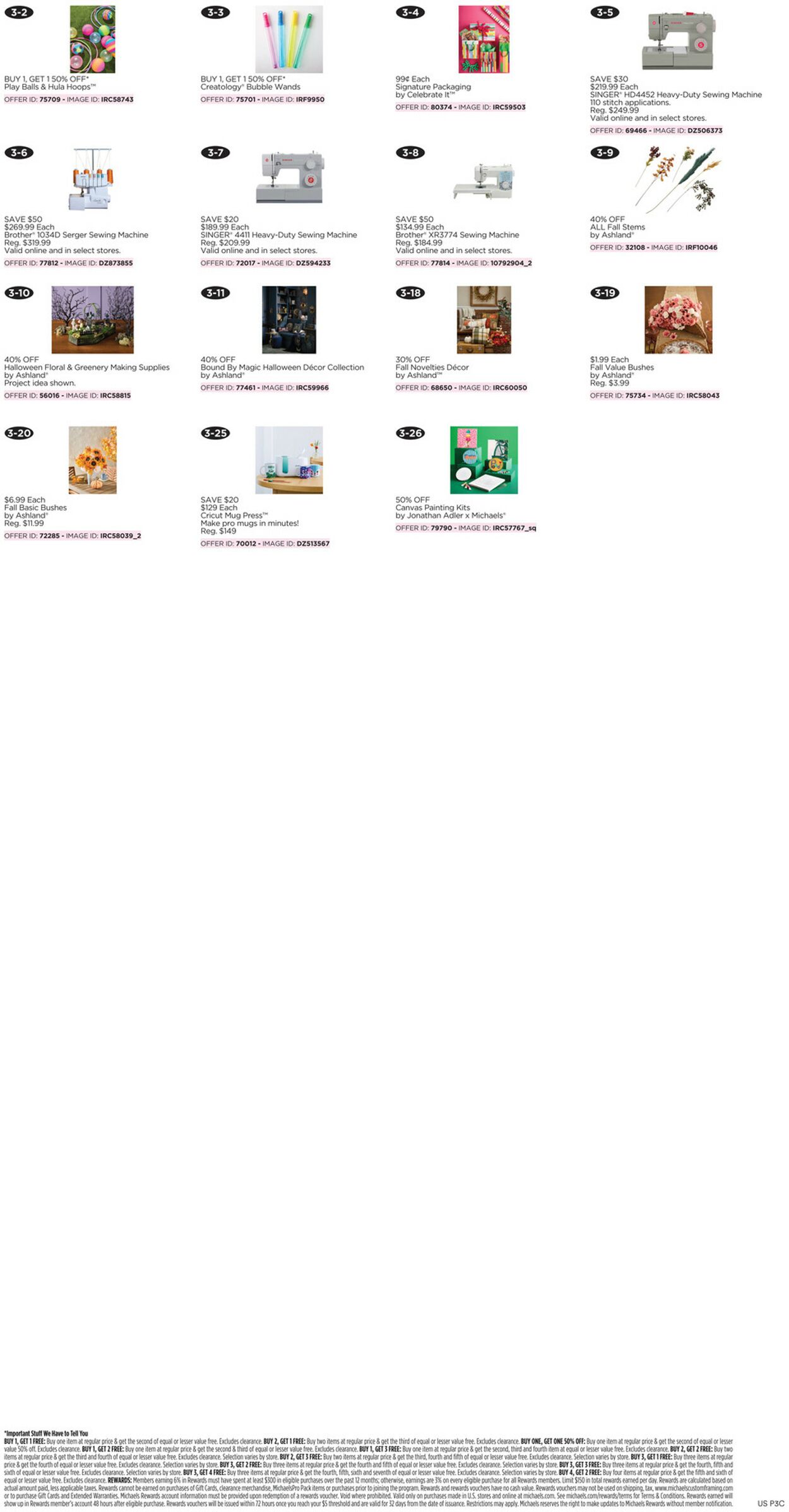 Catalogue Michaels from 07/12/2026