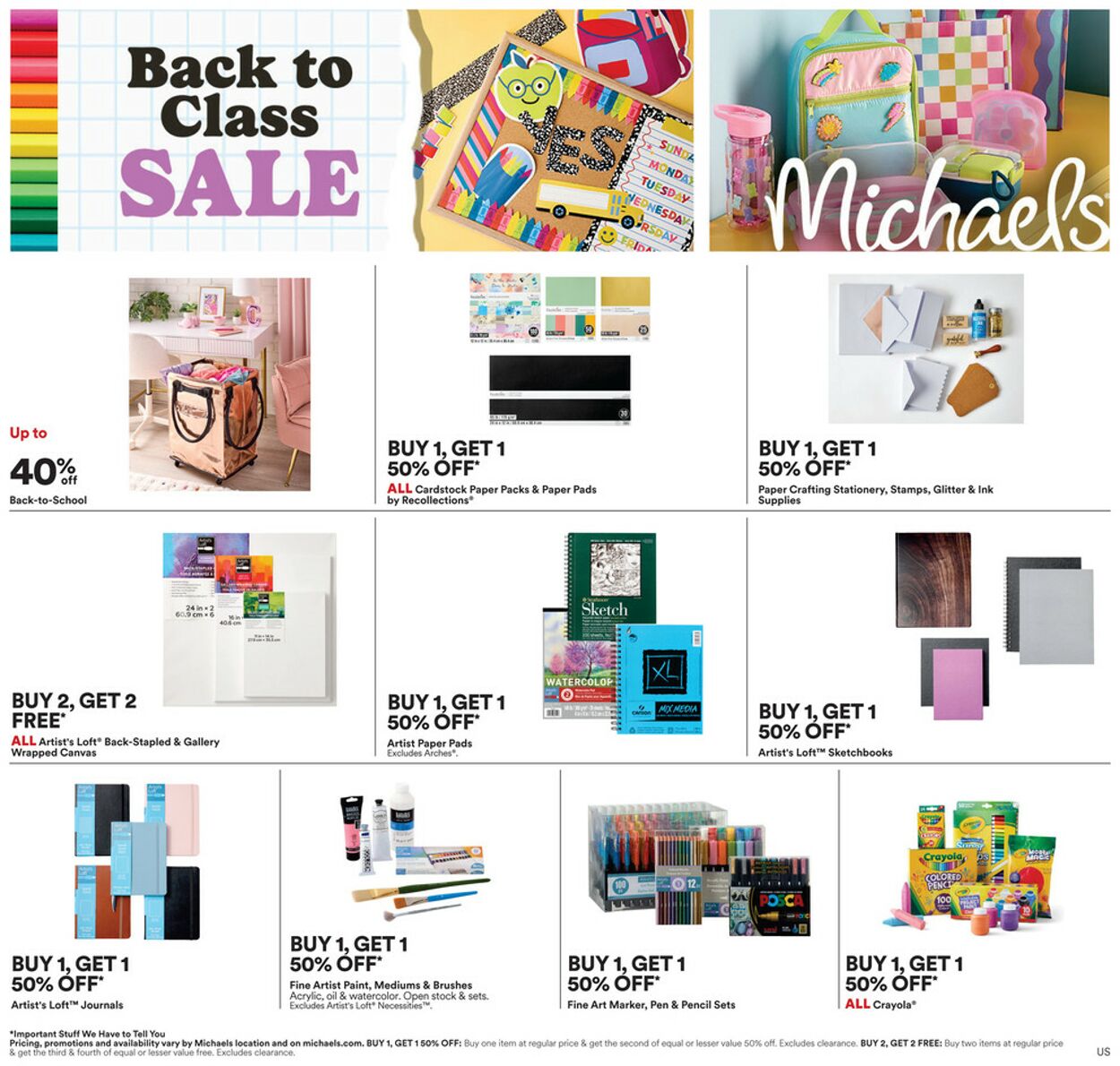 Catalogue Michaels from 07/19/2026