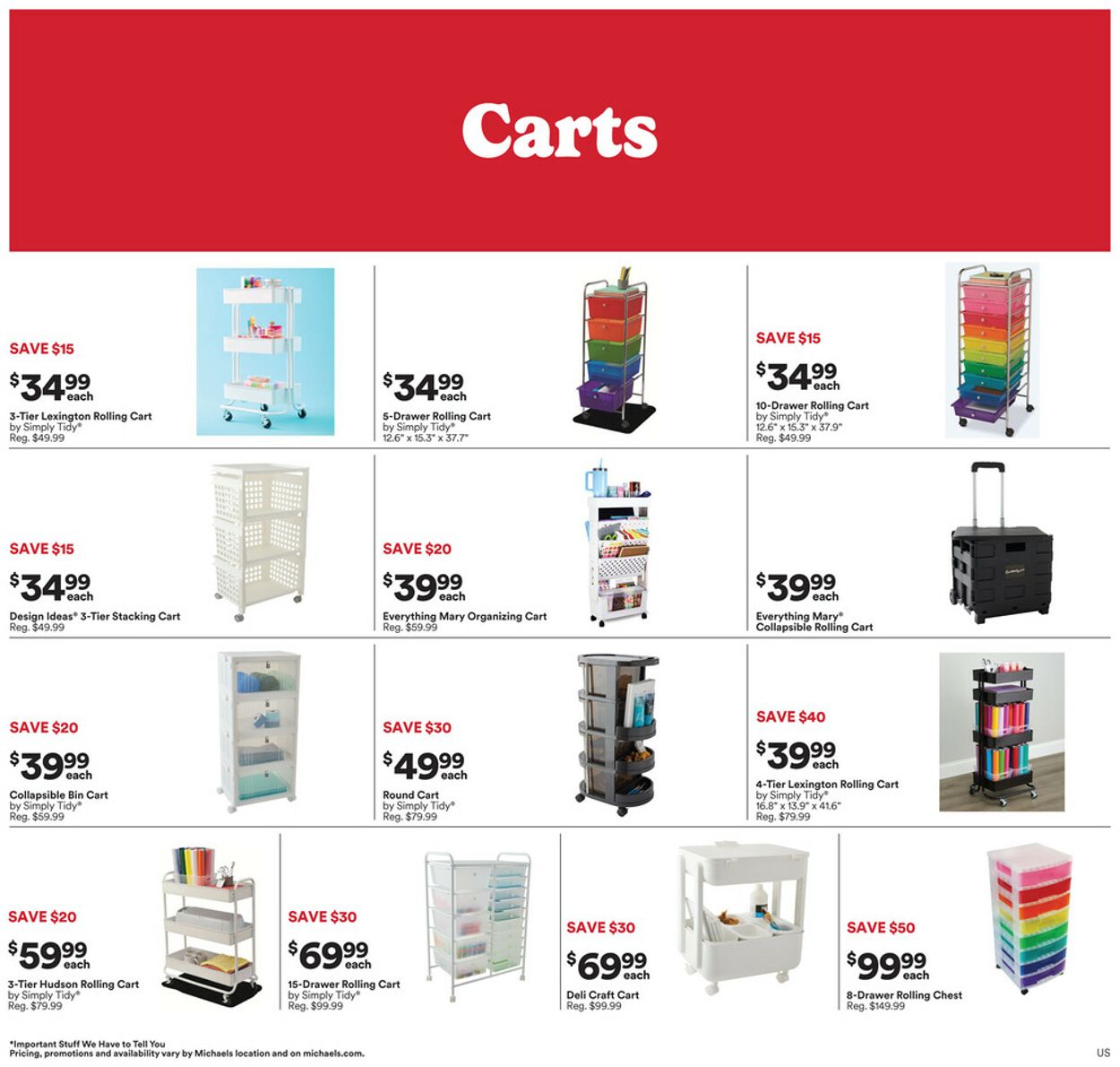 Catalogue Michaels from 07/19/2026