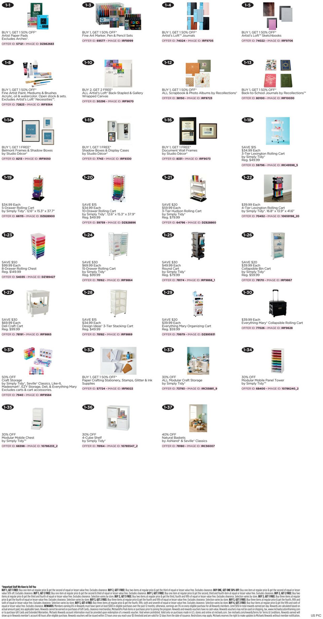 Catalogue Michaels from 07/19/2026