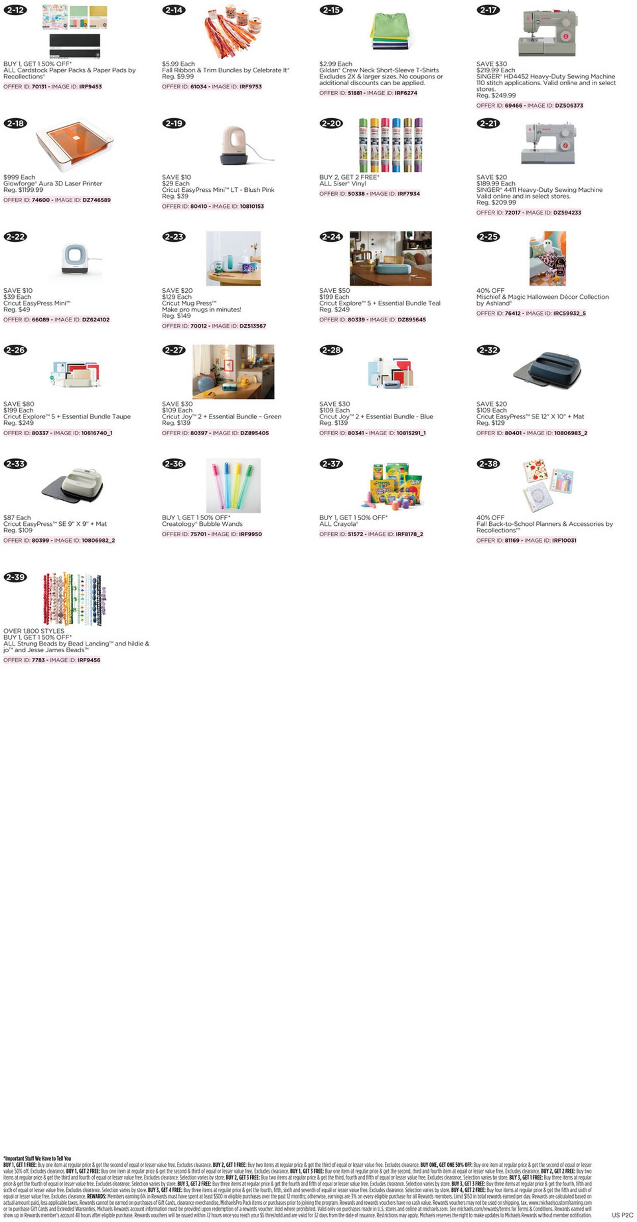 Catalogue Michaels from 07/19/2026