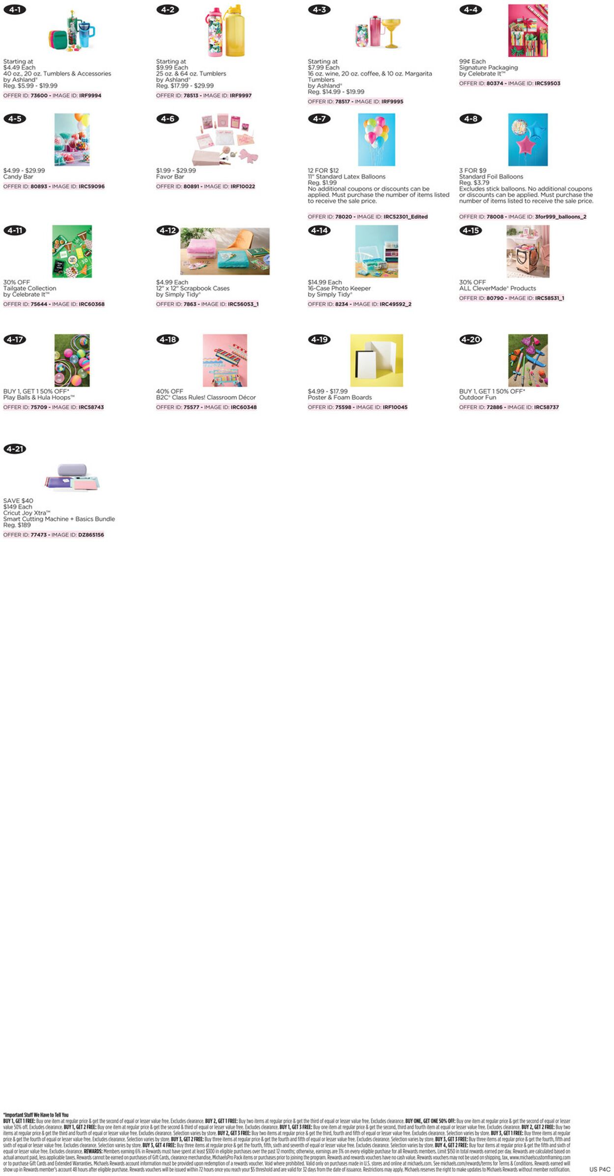 Catalogue Michaels from 07/19/2026