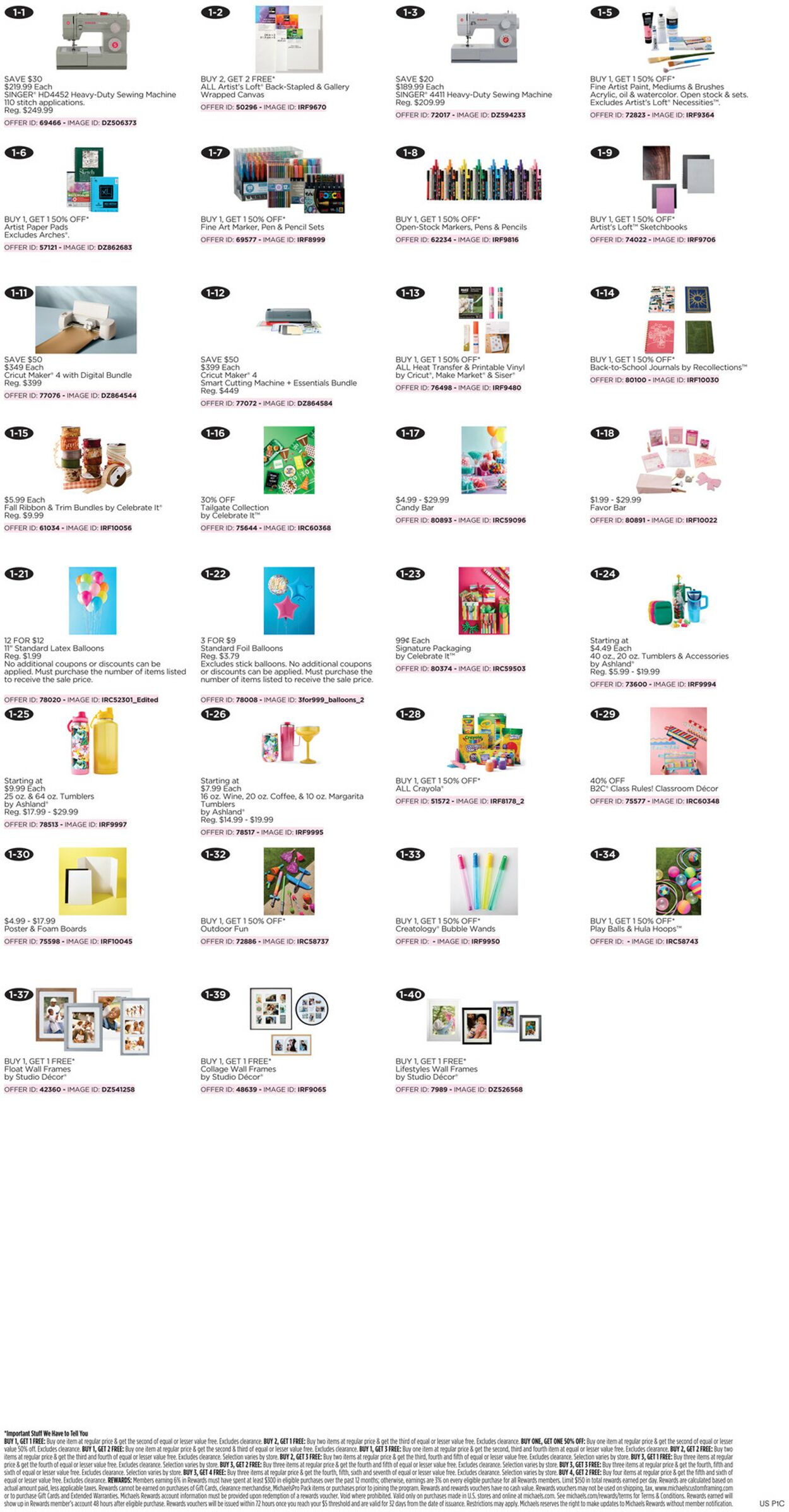Catalogue Michaels from 07/26/2026