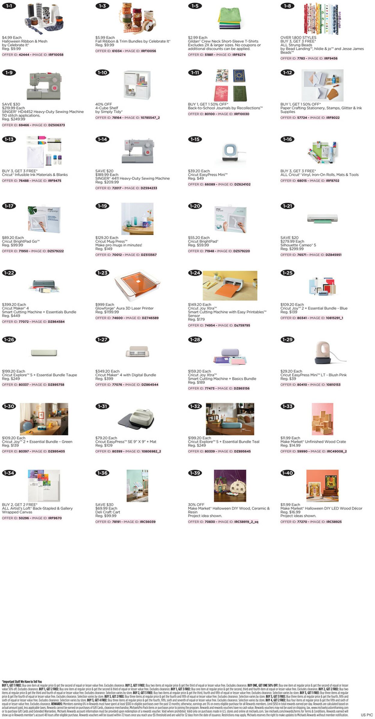 Catalogue Michaels from 08/09/2026