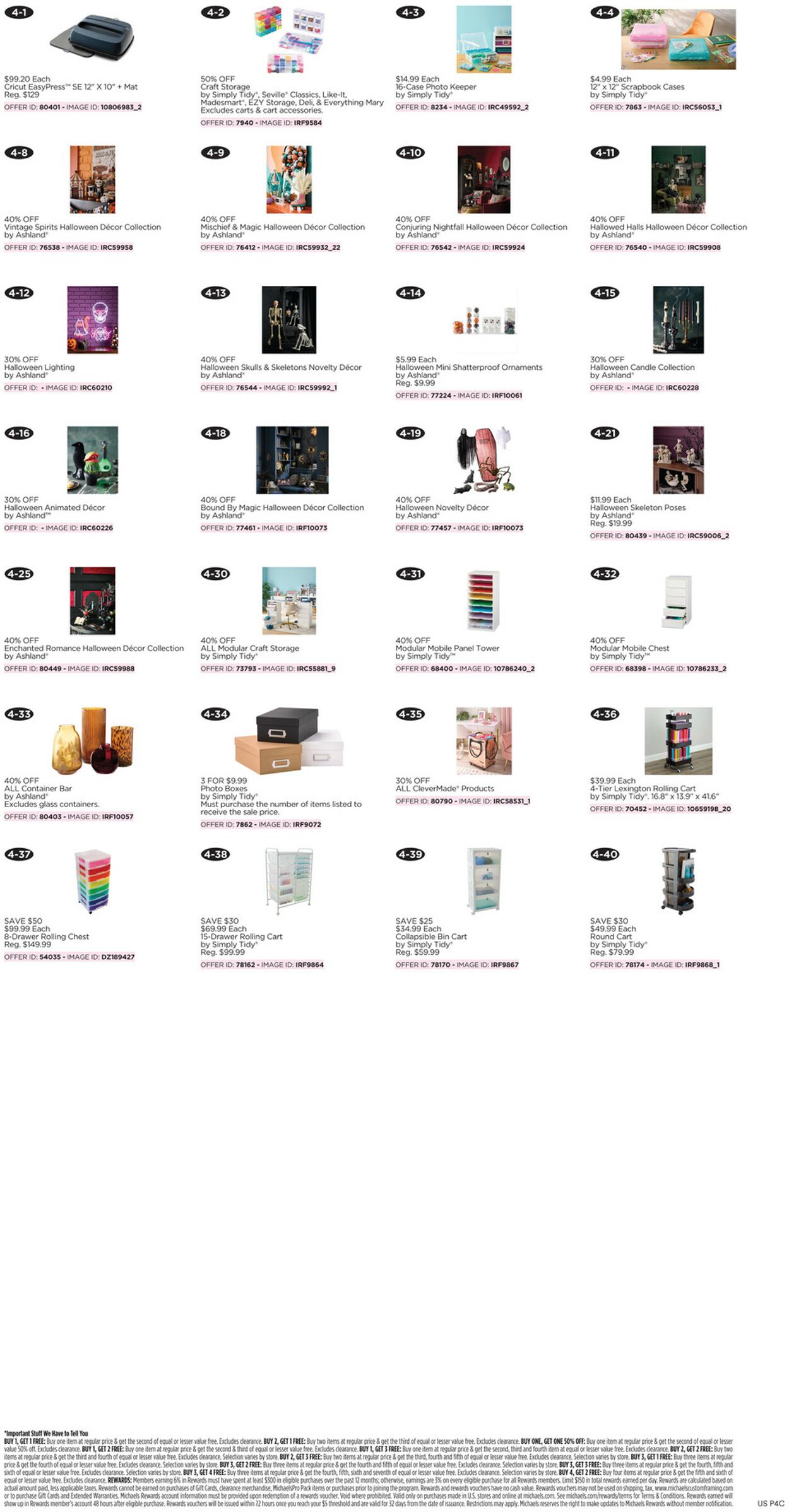 Catalogue Michaels from 08/09/2026
