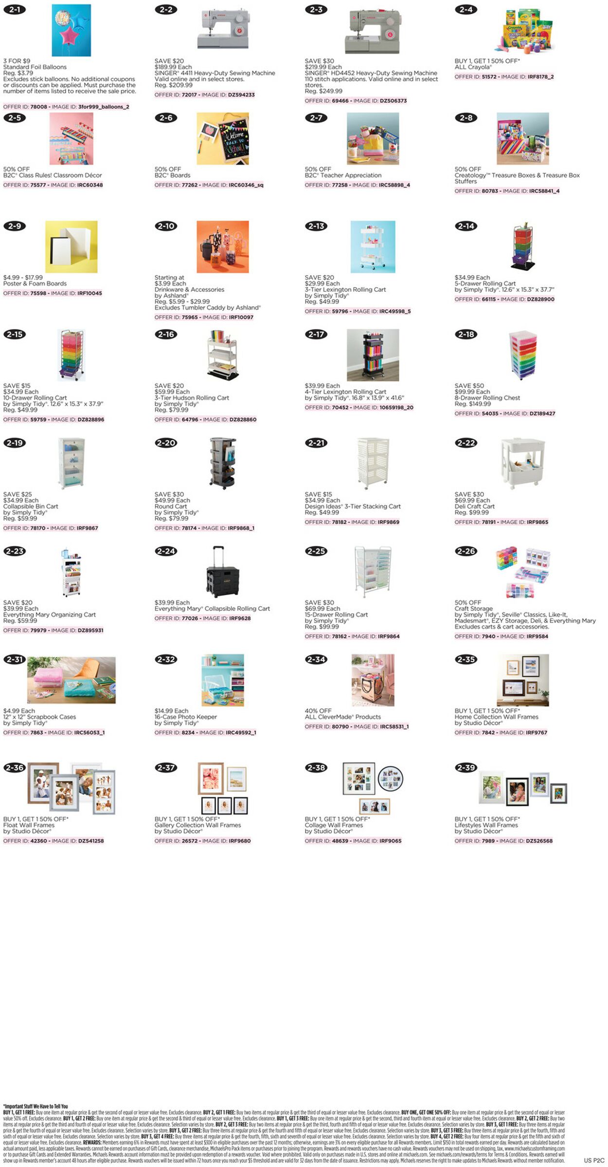 Catalogue Michaels from 08/16/2026