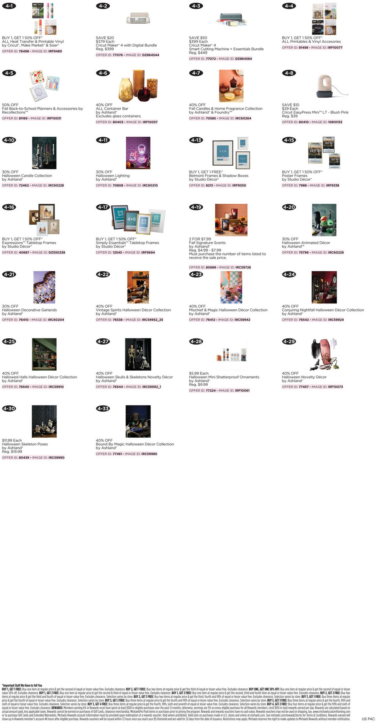 Catalogue Michaels from 08/16/2026