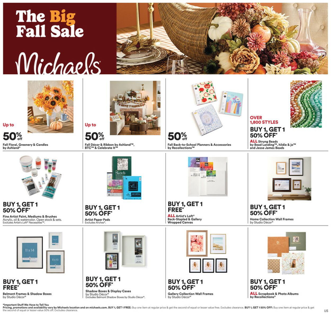 Catalogue Michaels from 08/30/2026