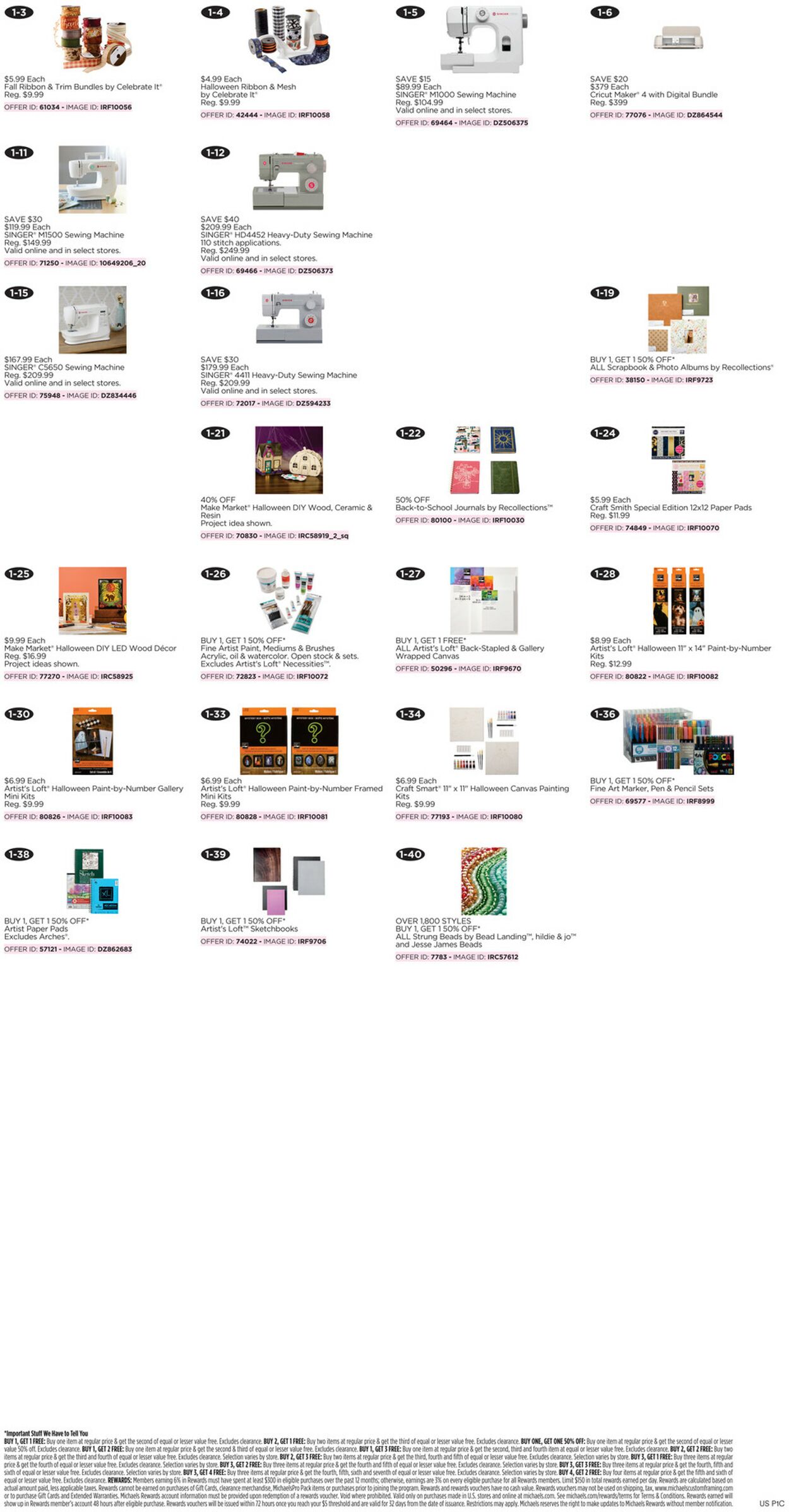 Catalogue Michaels from 08/30/2026