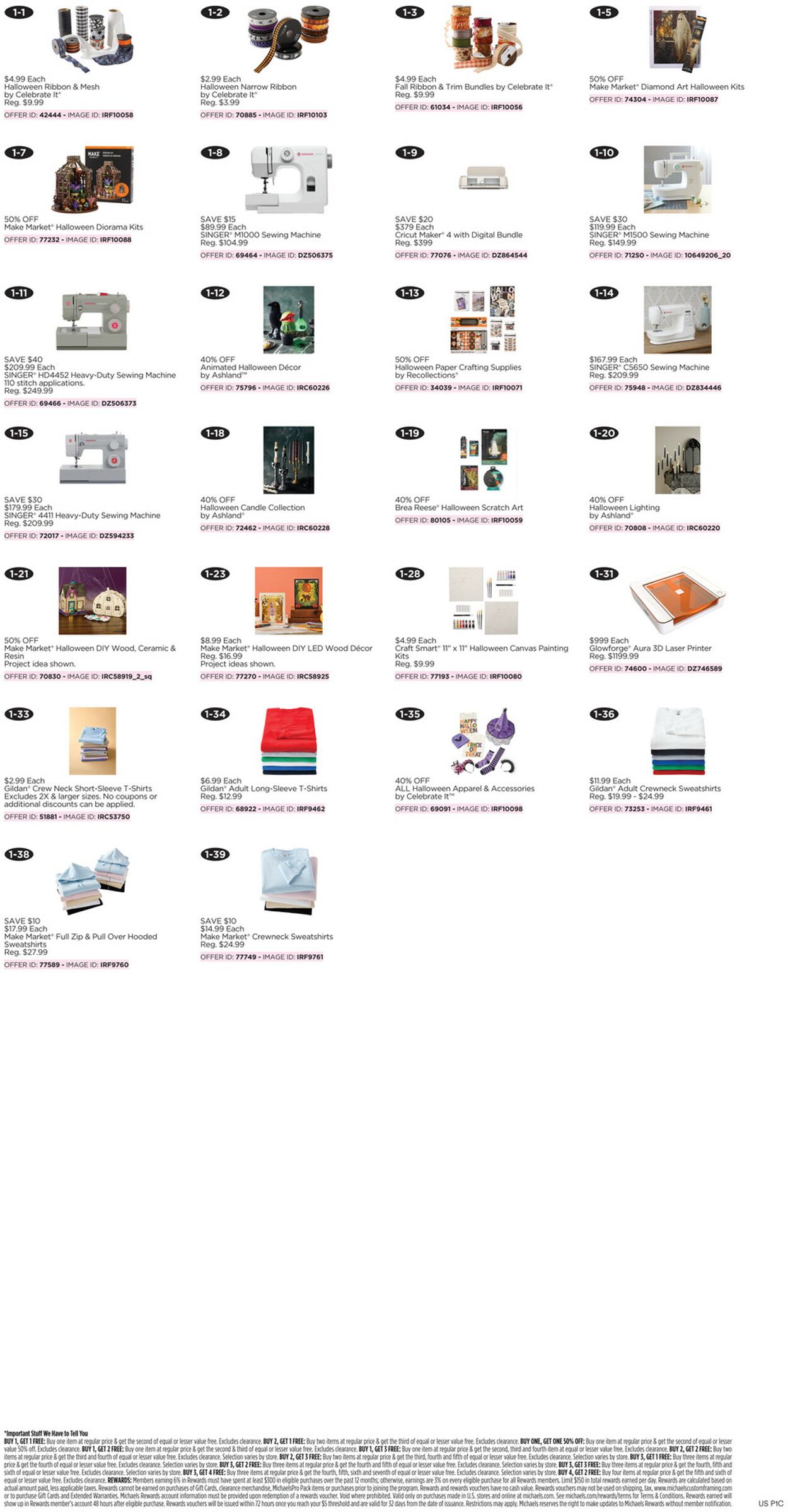 Catalogue Michaels from 09/21/2026