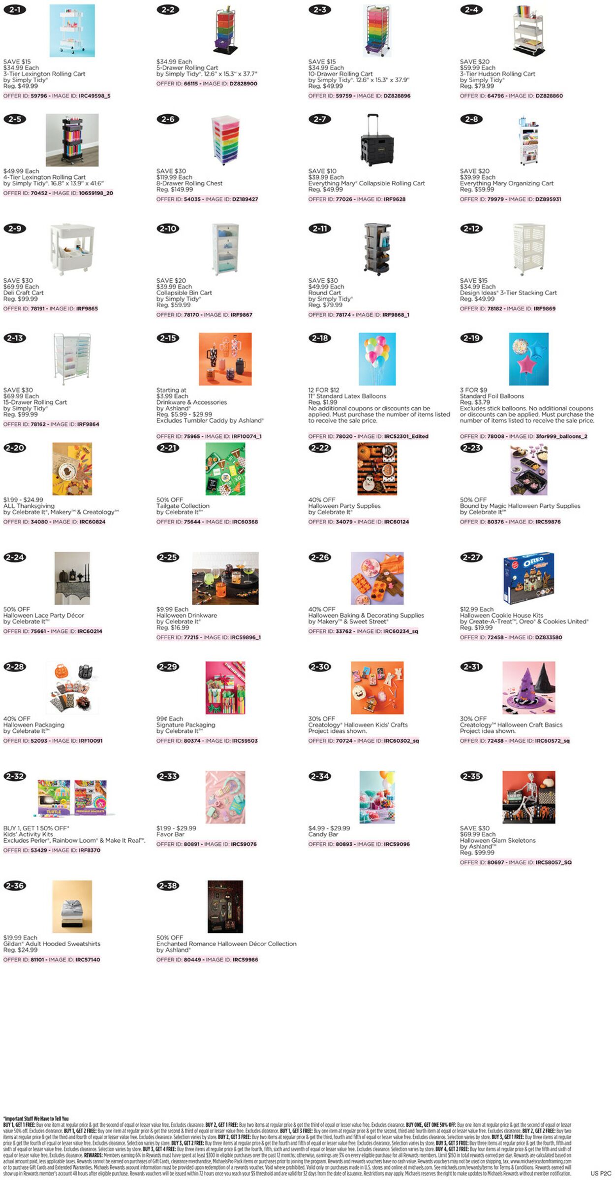 Catalogue Michaels from 09/21/2026