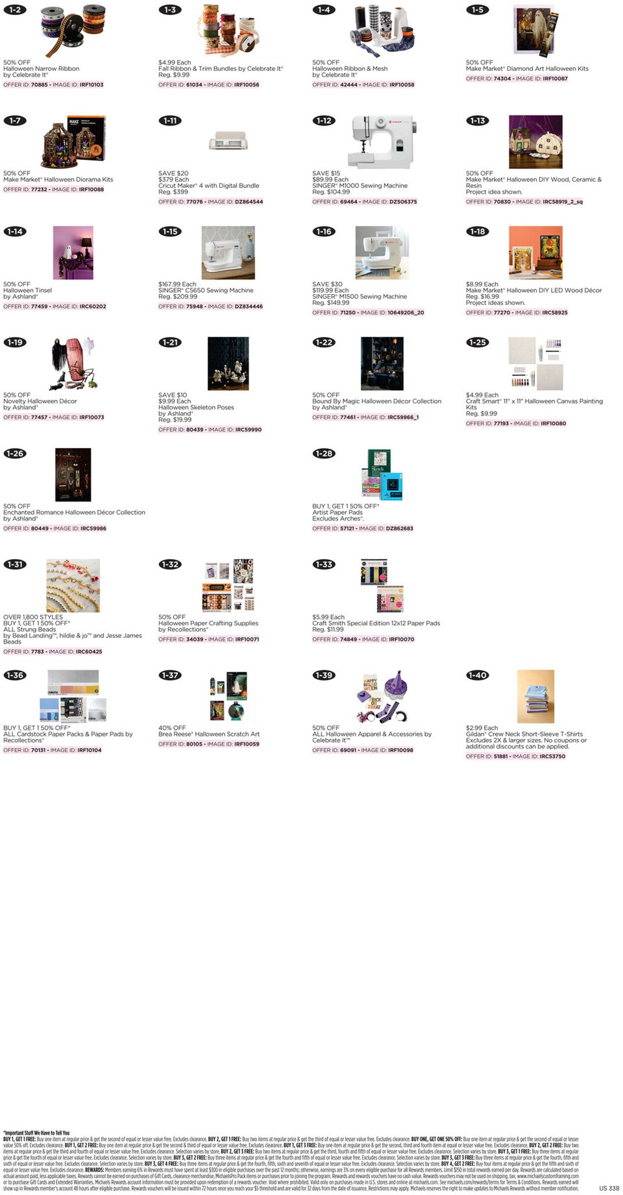 Catalogue Michaels from 09/27/2026