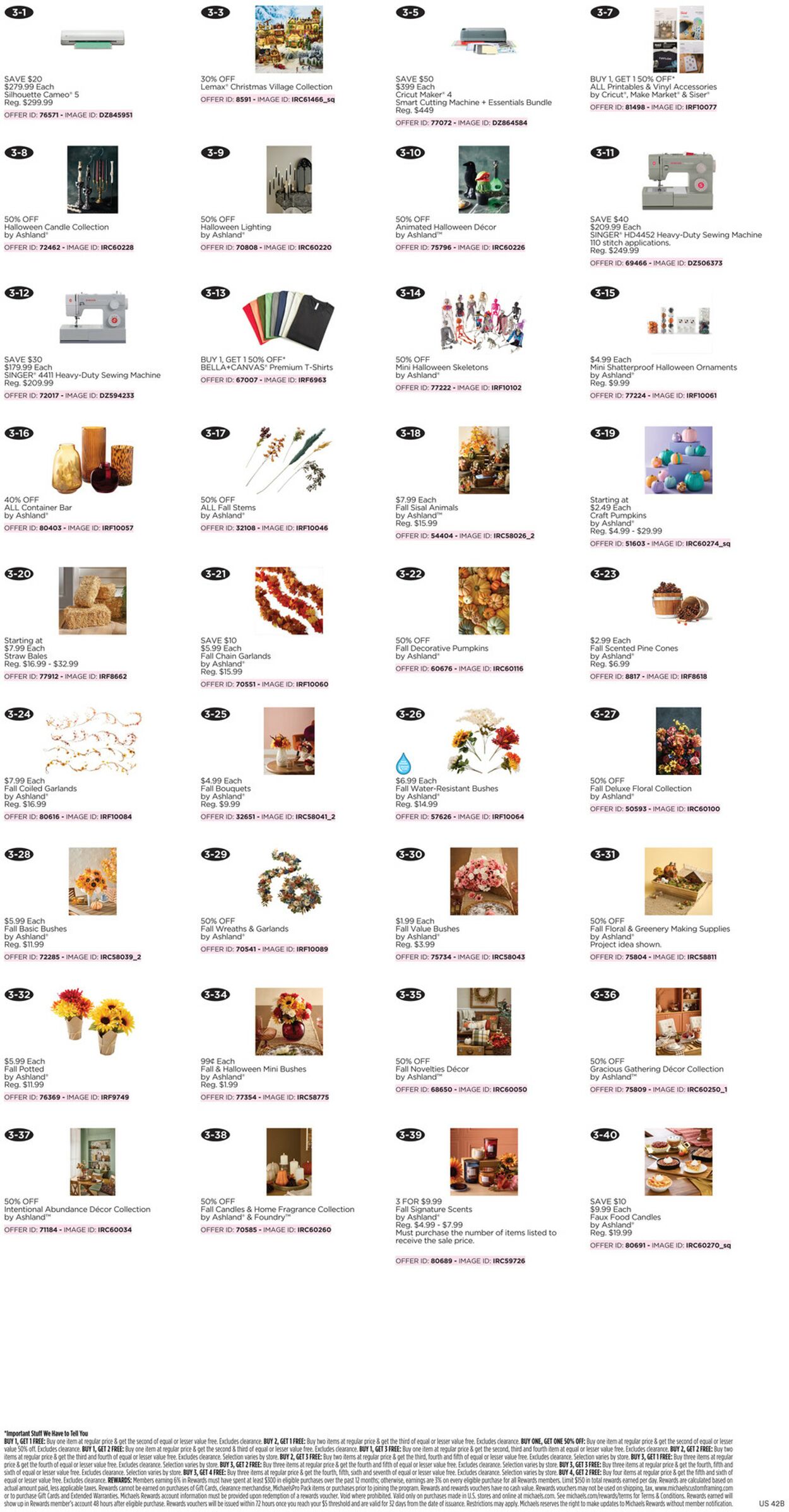 Catalogue Michaels from 09/27/2026