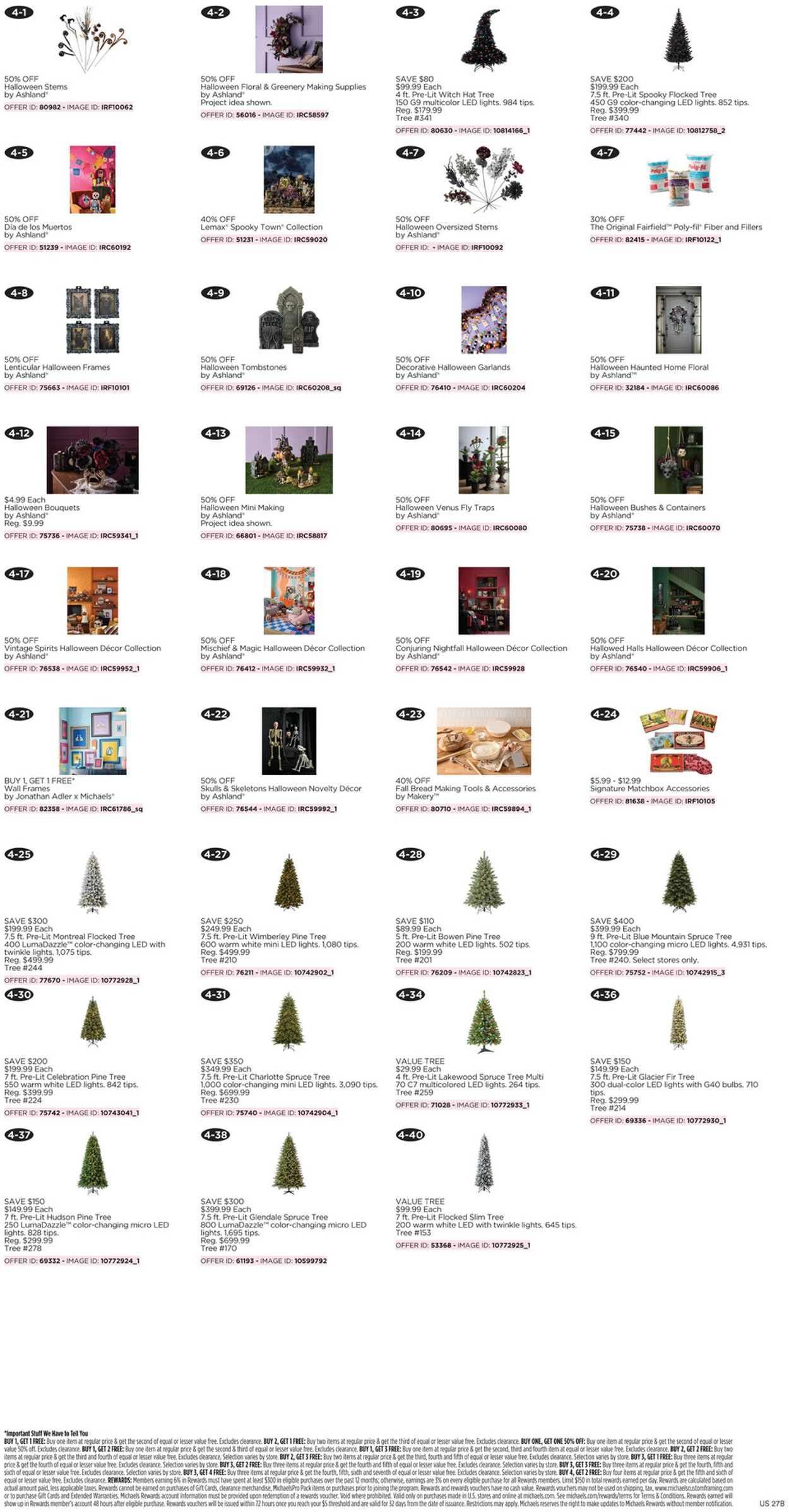 Catalogue Michaels from 09/27/2026