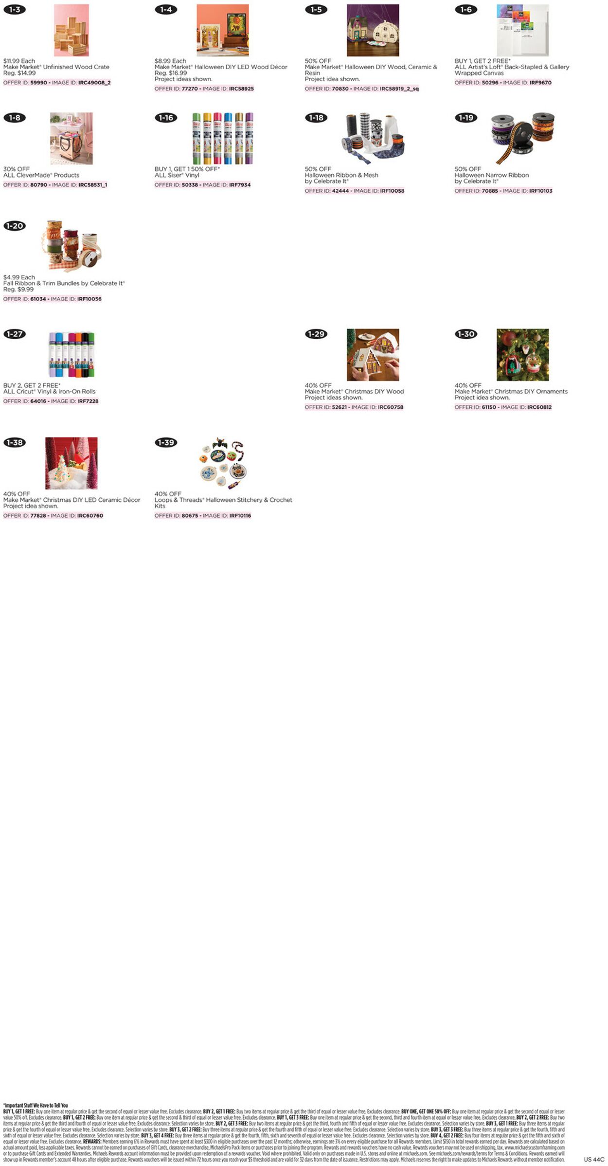 Catalogue Michaels from 10/11/2026