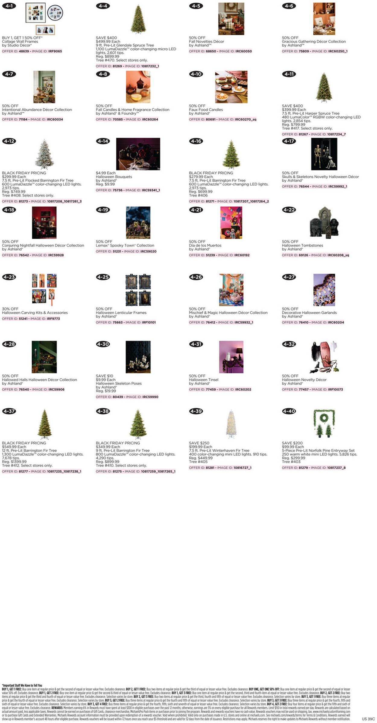 Catalogue Michaels from 10/11/2026